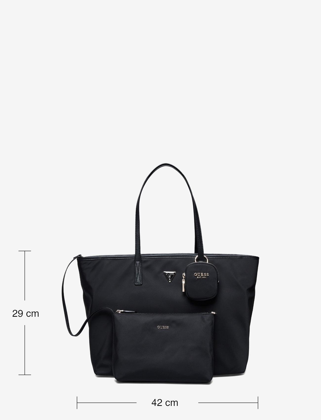 GUESS - ECO GEMMA LARGE TECH TOTE - black - 5