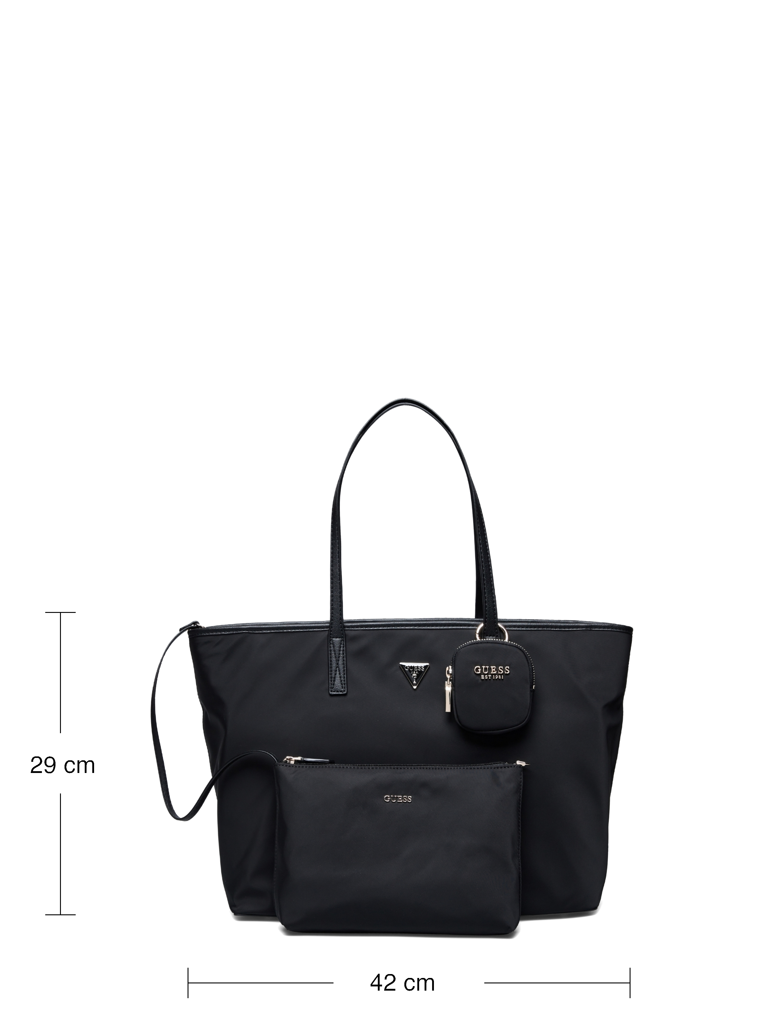 GUESS - ECO GEMMA LARGE TECH TOTE - black - 5