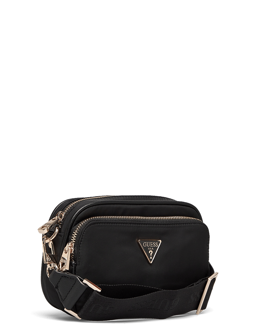 GUESS - ECO GEMMA CROSSBODY CAMERA - Üleõlakotid - black - 2
