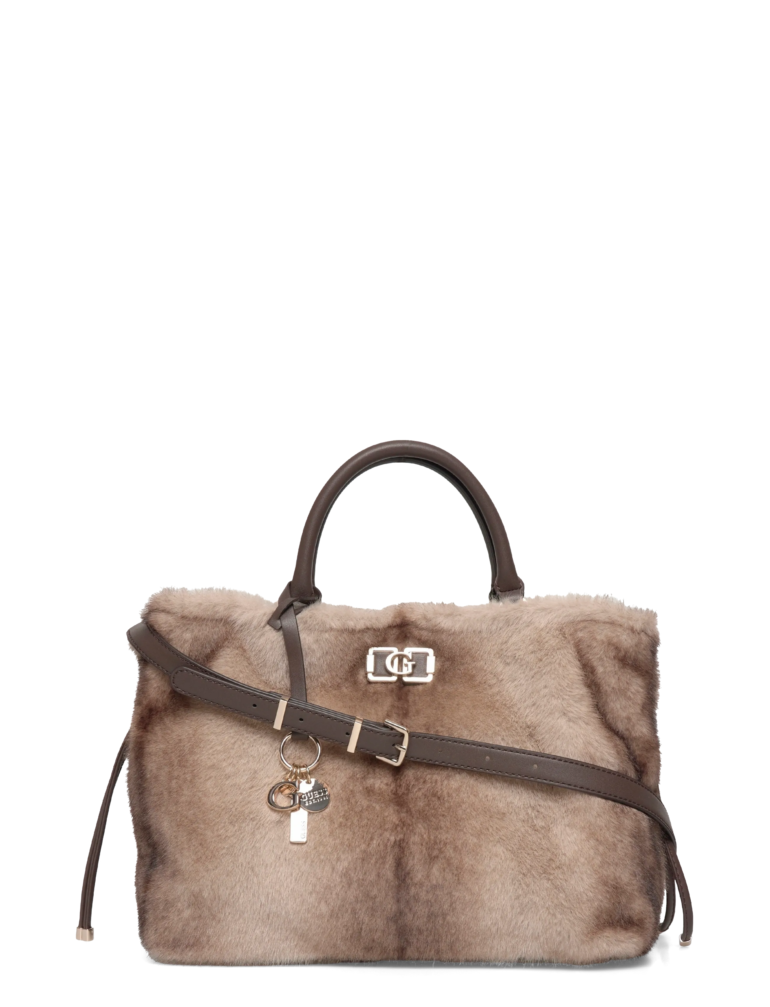 GUESS MAVIS SATCHEL - Nyheter - ESPRESSO MULTI / brown