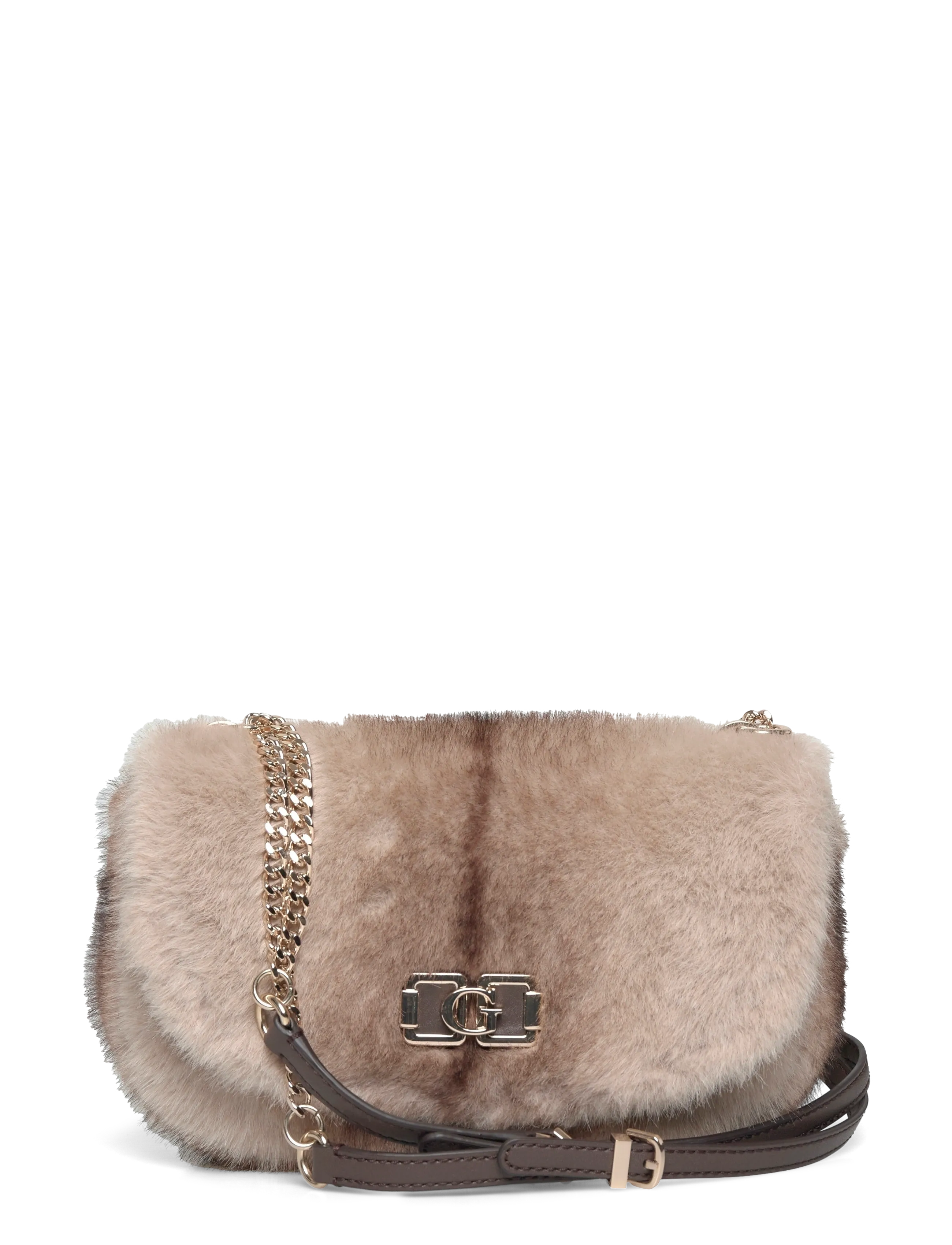 GUESS MAVIS CONVERTIBLE XBODY FLAP - Torby - ESPRESSO MULTI / brown