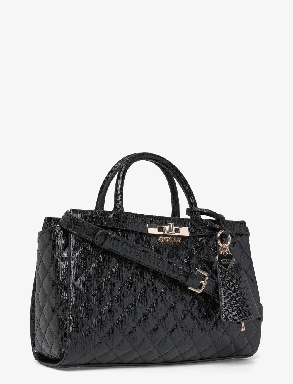 GUESS - IDRA GIRLFRIEND SATCHEL - erilised sündmused - black - 2