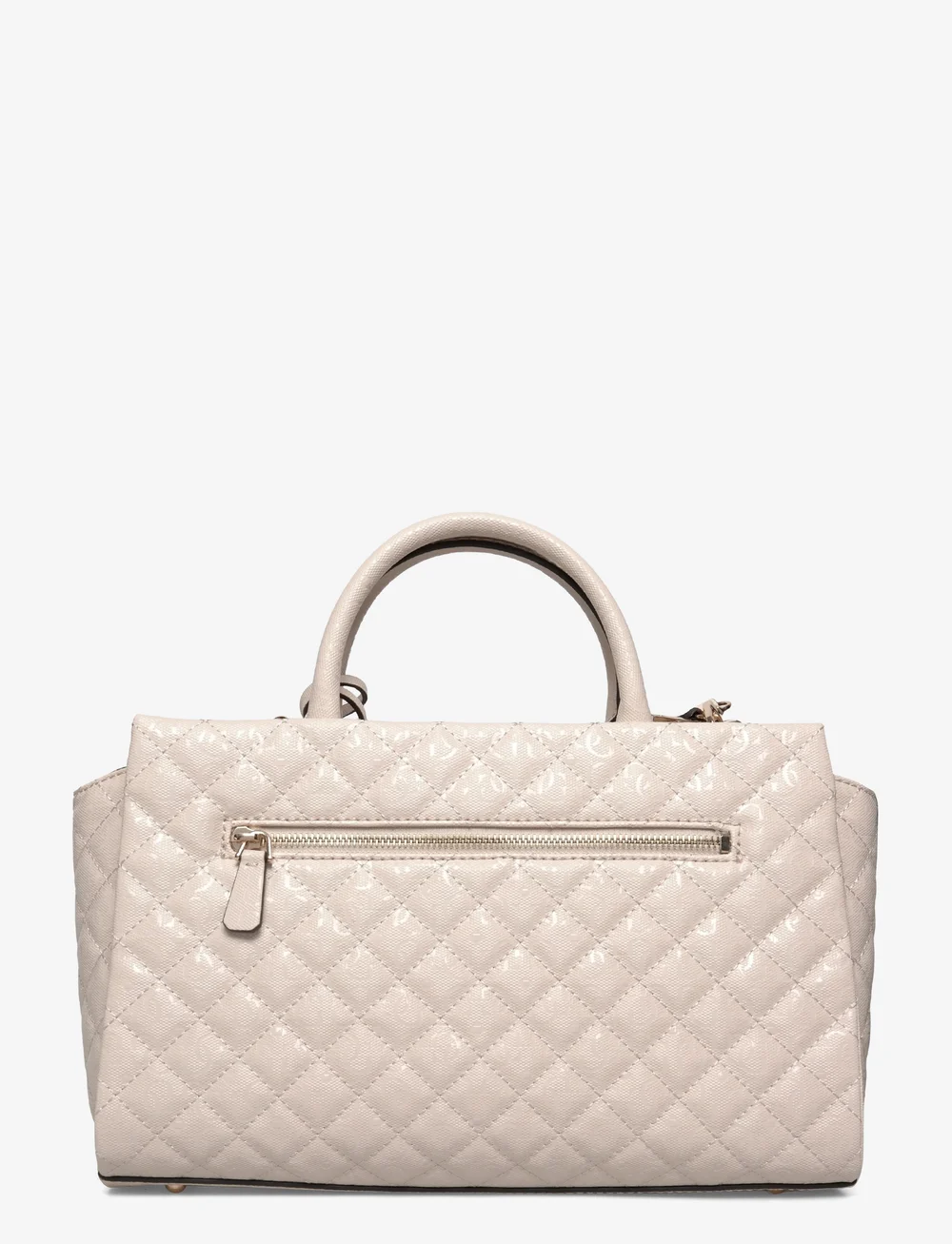 GUESS - IDRA GIRLFRIEND SATCHEL - speciella tillfällen - stone - 1