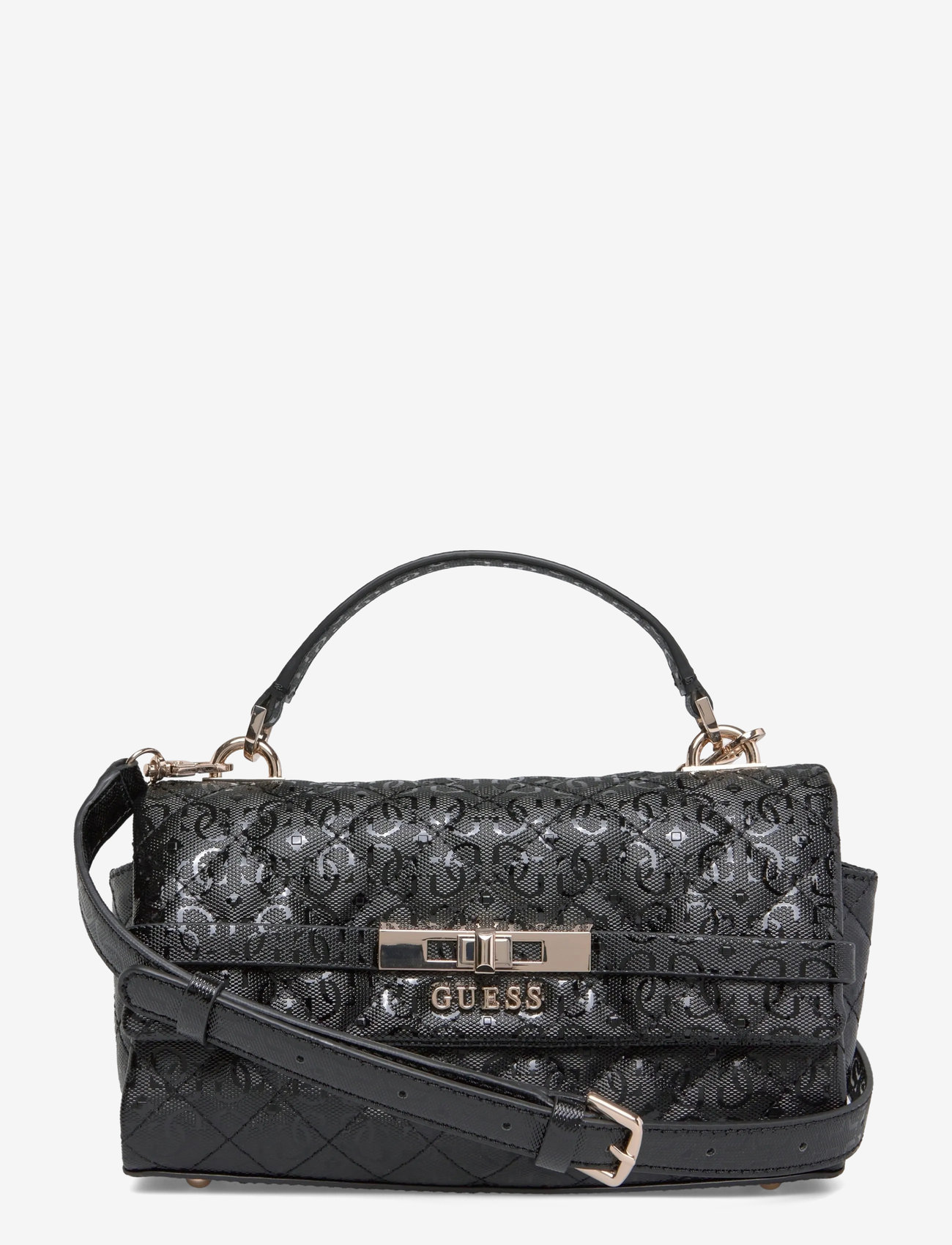 GUESS - IDRA TOP HANDLE FLAP - accessoires - black - 0