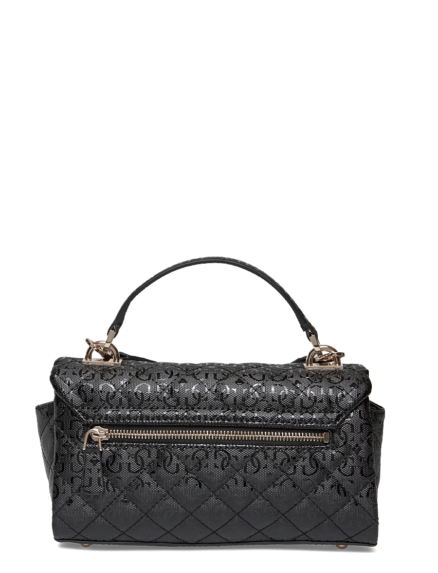 GUESS - IDRA TOP HANDLE FLAP - hverdags stil - black - 1