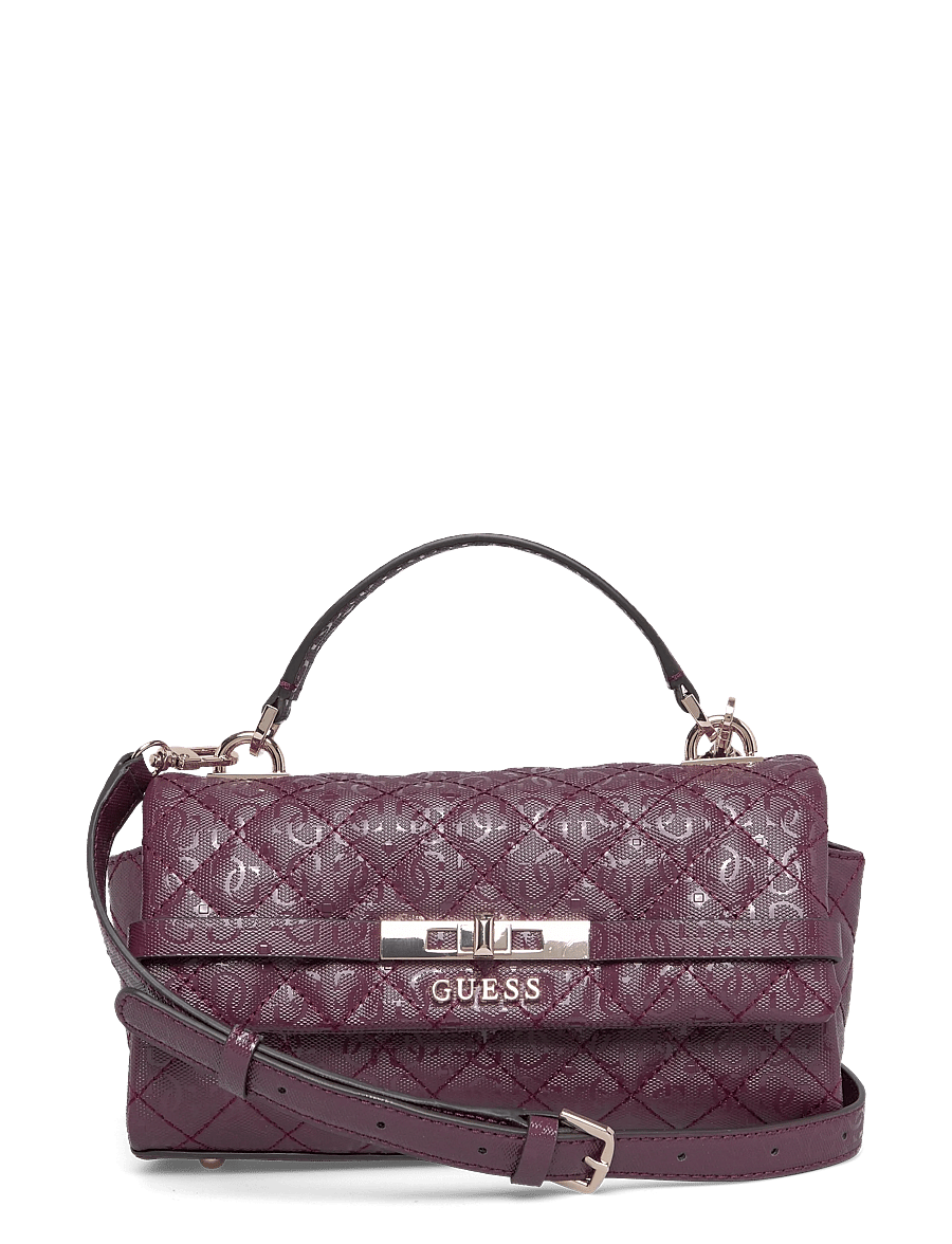 GUESS - IDRA TOP HANDLE FLAP - hverdags stil - wine - 0