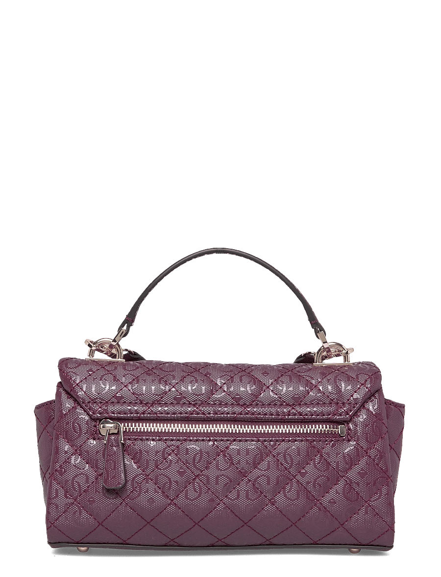 GUESS - IDRA TOP HANDLE FLAP - hverdags stil - wine - 1