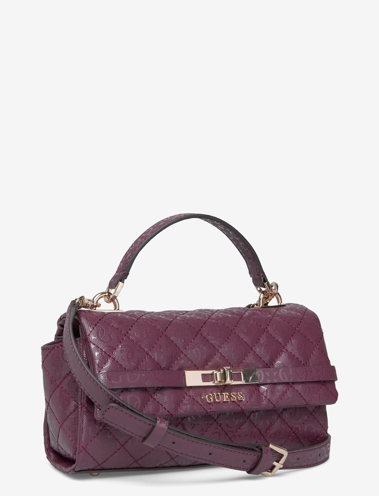 GUESS - IDRA TOP HANDLE FLAP - accessoires - wine - 2