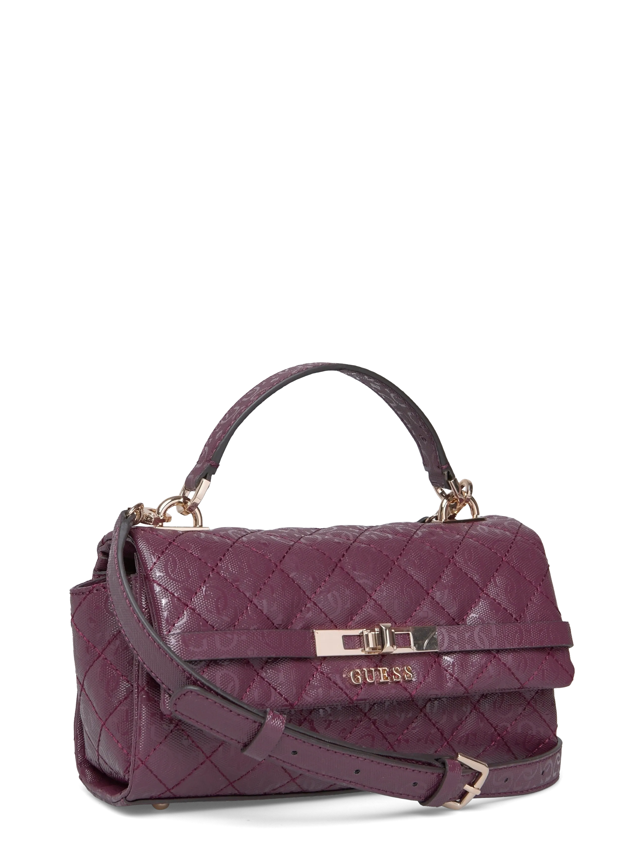 GUESS - IDRA TOP HANDLE FLAP - accessories - wine - 2