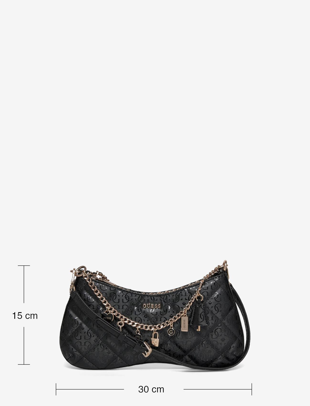GUESS - LIBBY SHOULDER BAG - everyday style - black - 3