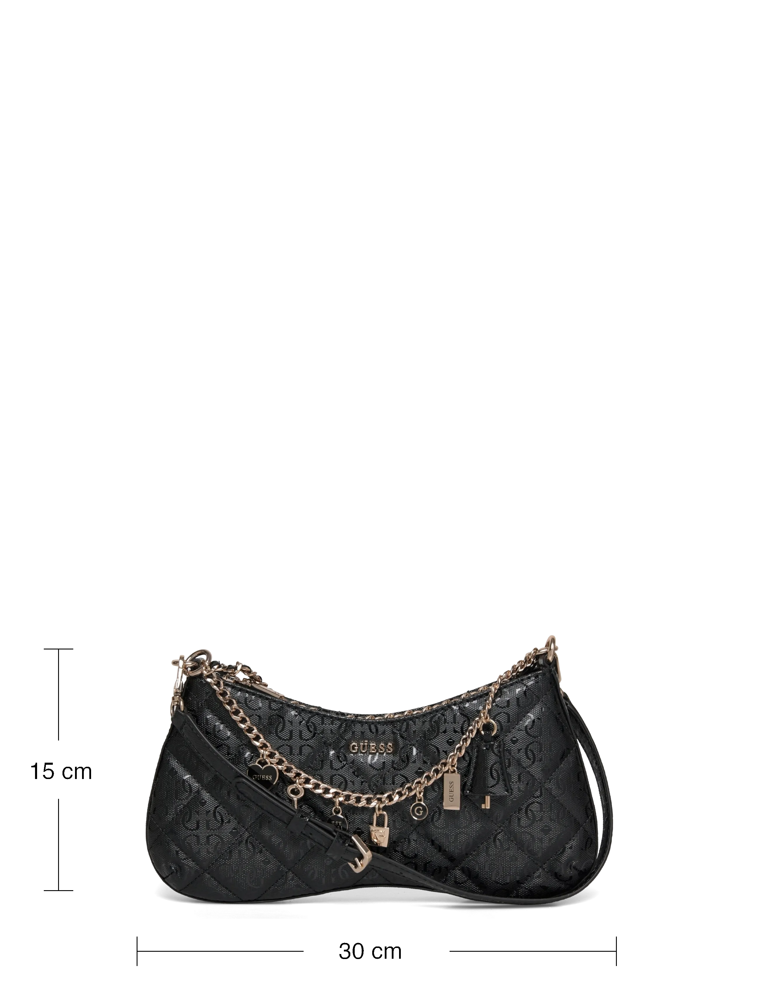 GUESS - LIBBY SHOULDER BAG - alltags-style - black - 3