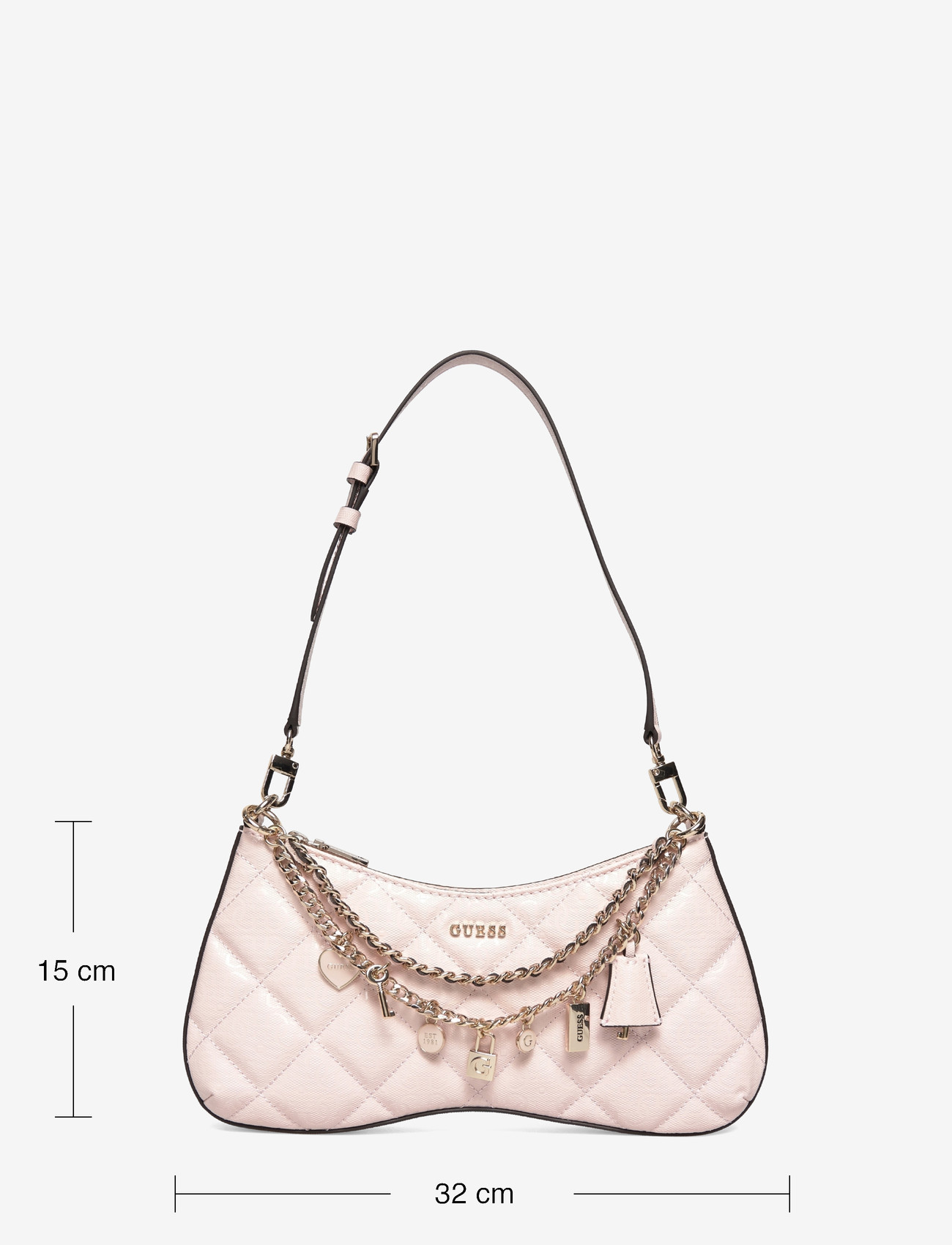 GUESS - LIBBY SHOULDER BAG - alltags-style - light rose - 3