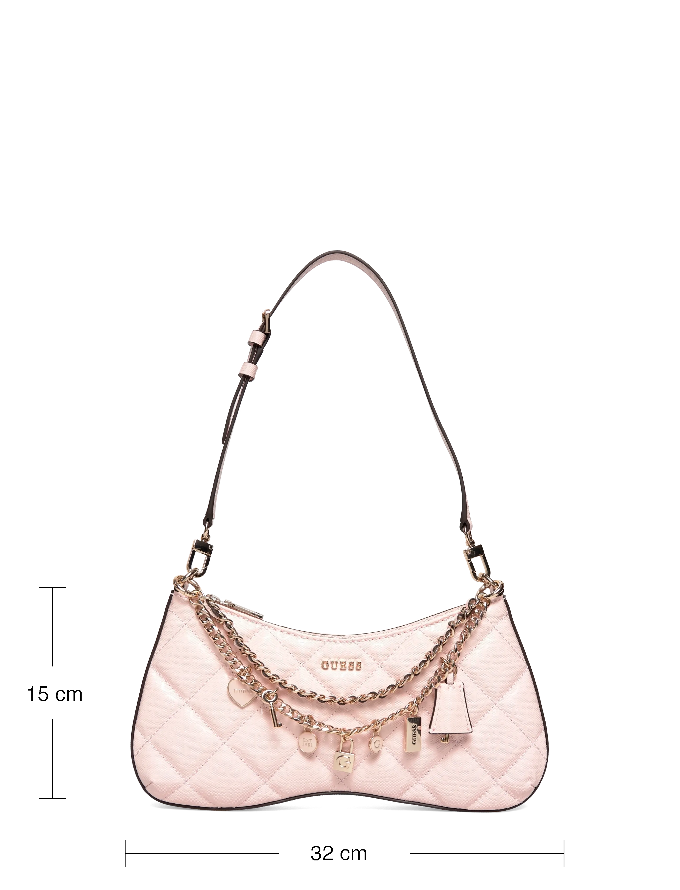 GUESS - LIBBY SHOULDER BAG - vardagsstil - light rose - 3