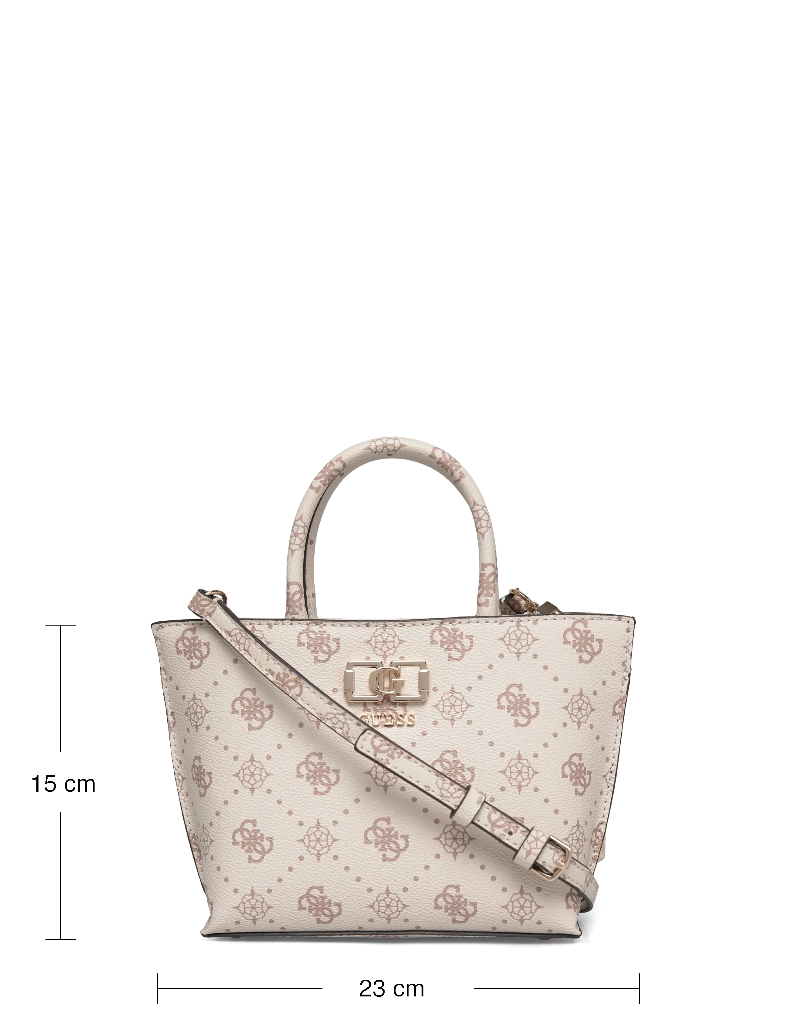 GUESS - EMELIE LOGO MINI TOTE - tote-stiilis kotid - vanilla logo - 3