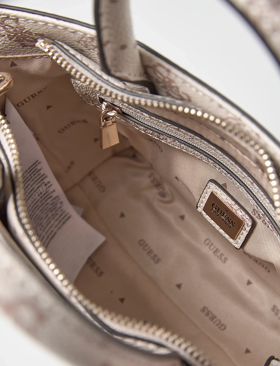 GUESS - EMELIE LOGO MINI TOTE - konfirmationstøj - vanilla logo - 5