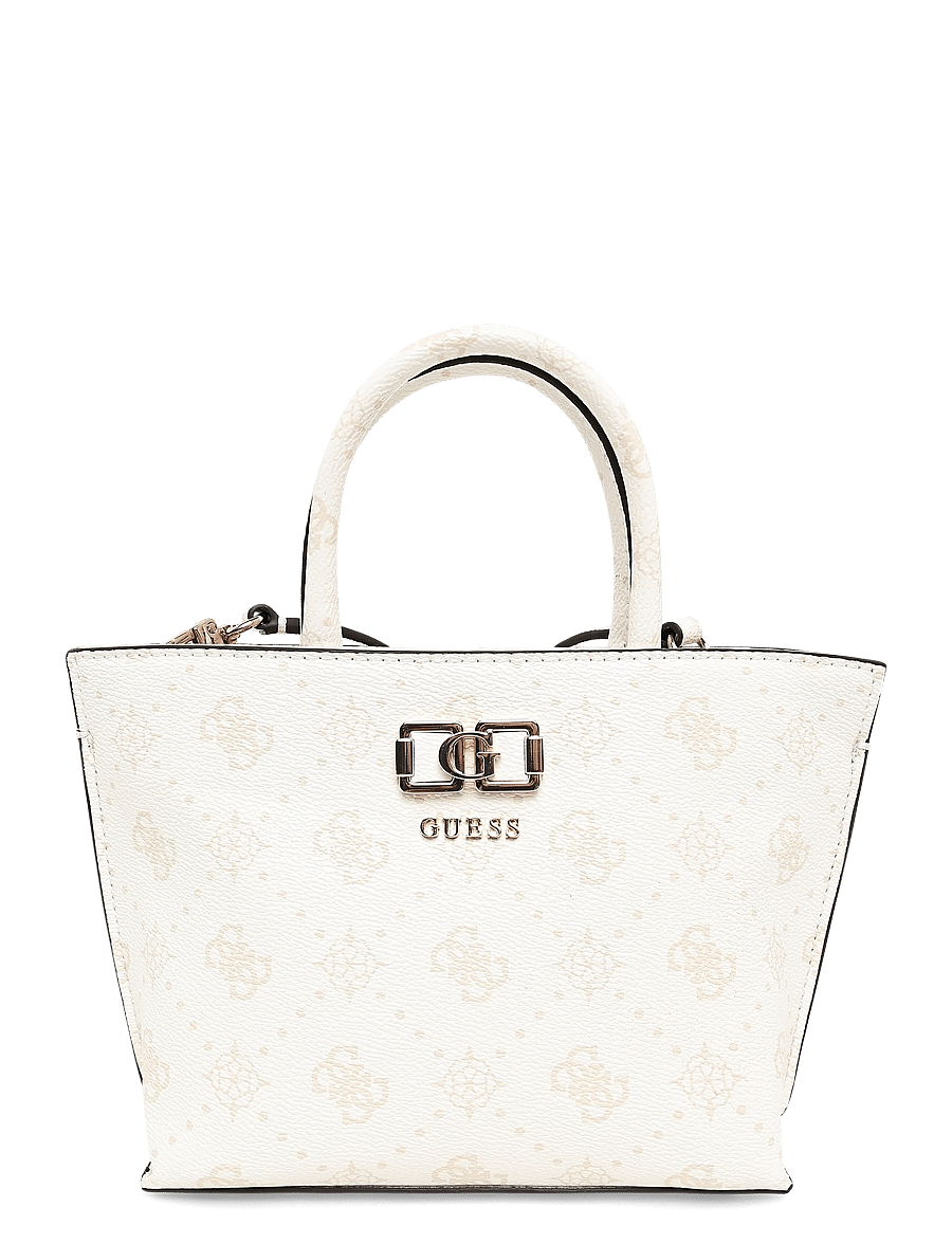 GUESS - EMELIE LOGO MINI TOTE - konfirmation - white logo - 0