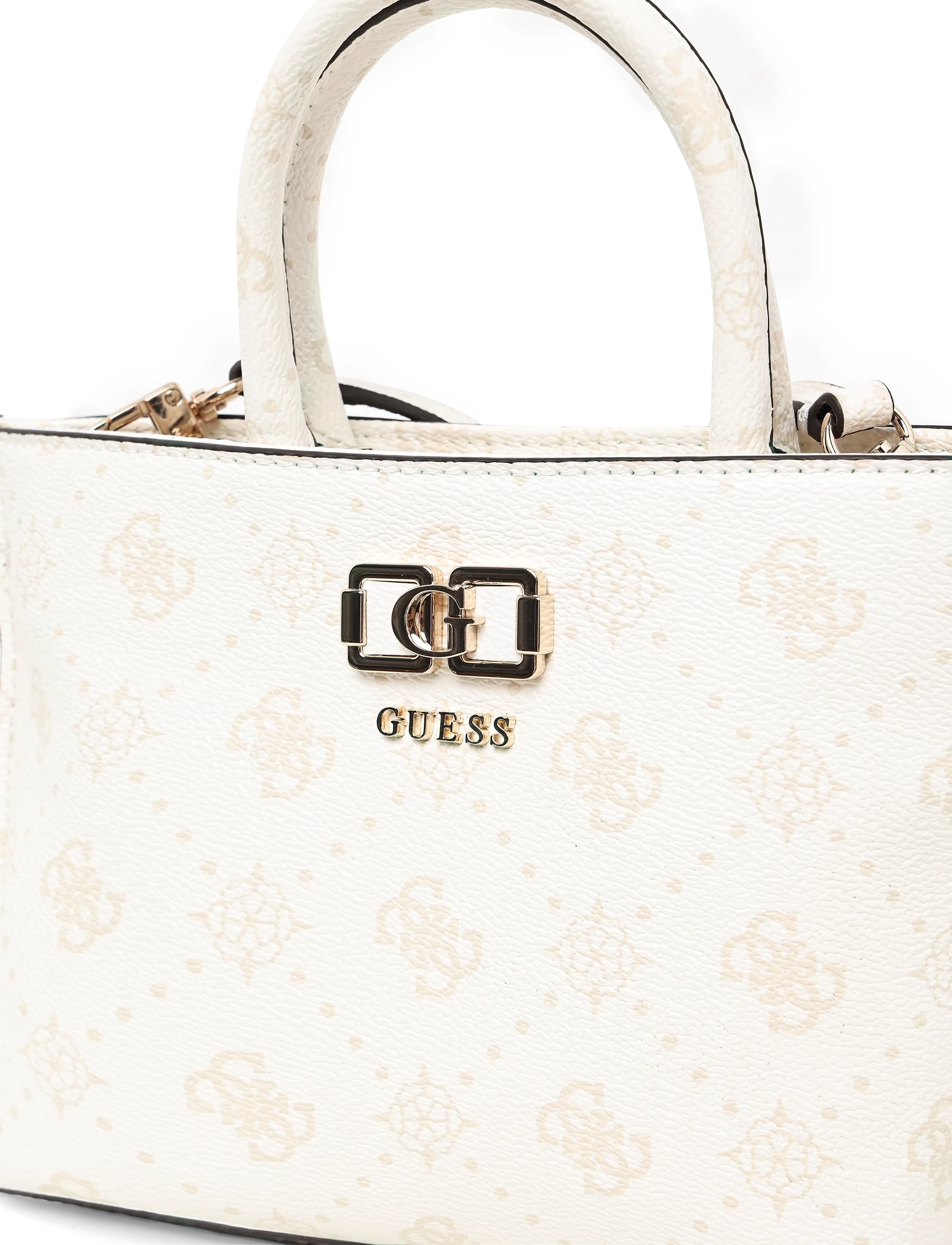 GUESS - EMELIE LOGO MINI TOTE - konfirmatsioon - white logo - 2