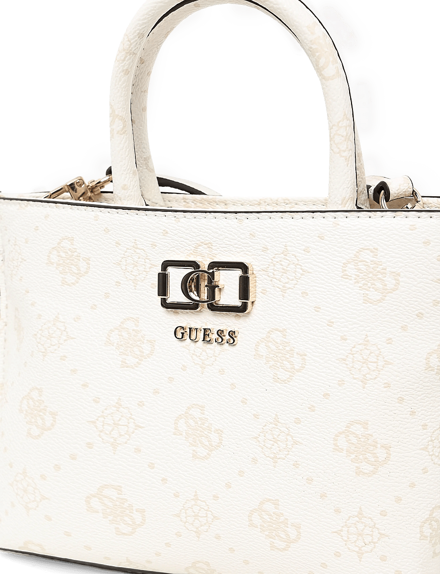 GUESS - EMELIE LOGO MINI TOTE - konfirmation - white logo - 2