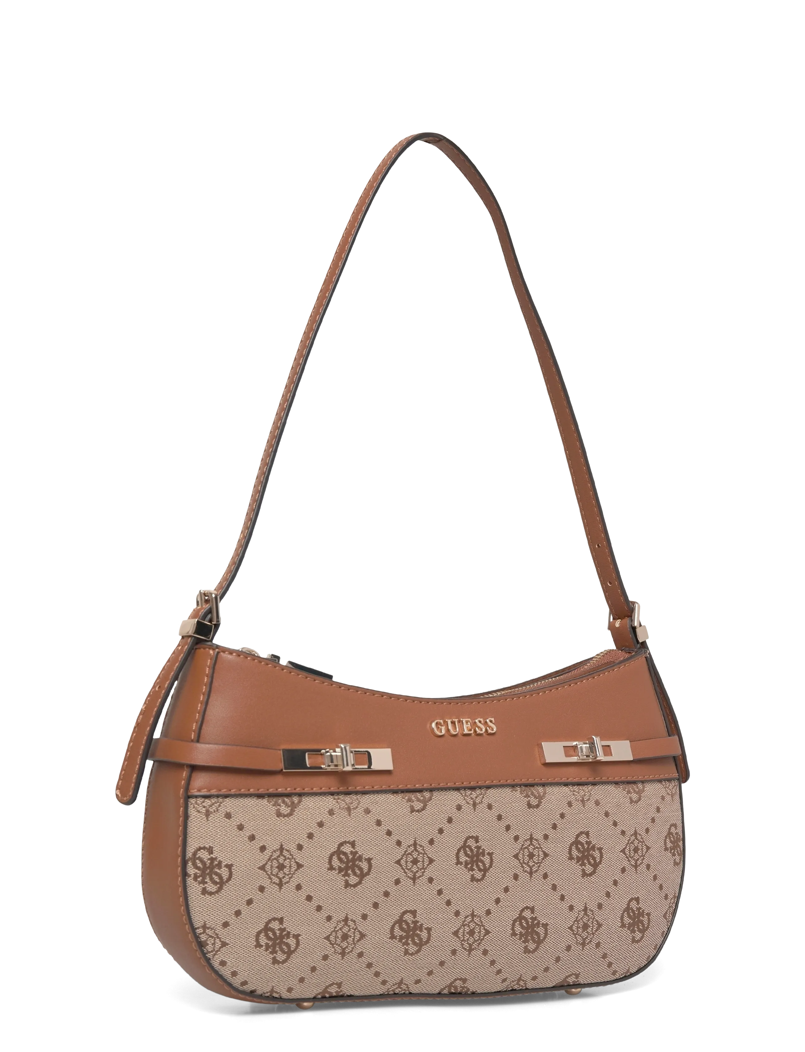 GUESS - MELINDA LOGO SHOULDER BAG - everyday style - latte logo - 2