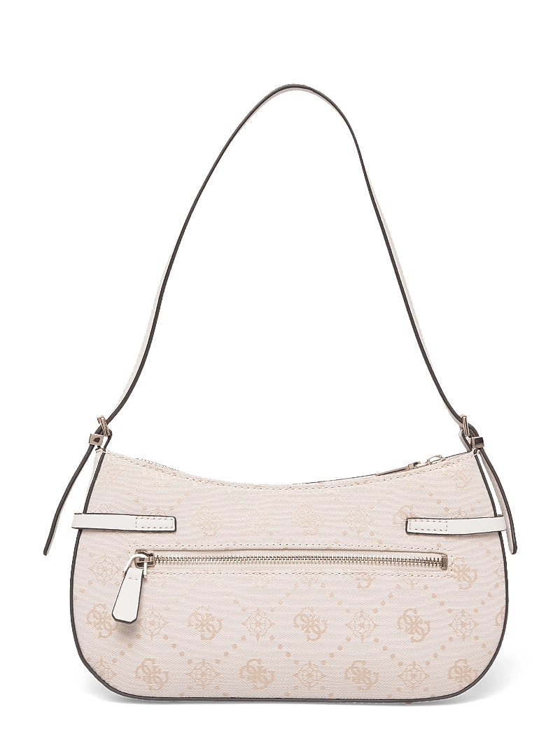 GUESS - MELINDA LOGO SHOULDER BAG - alltags-style - off white logo - 1