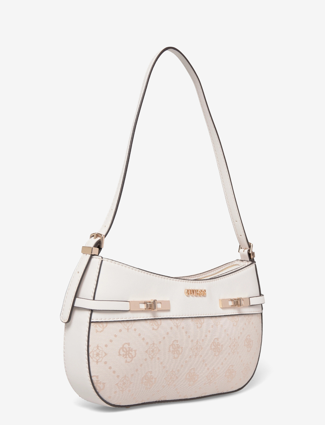 GUESS - MELINDA LOGO SHOULDER BAG - erilised sündmused - off white logo - 2