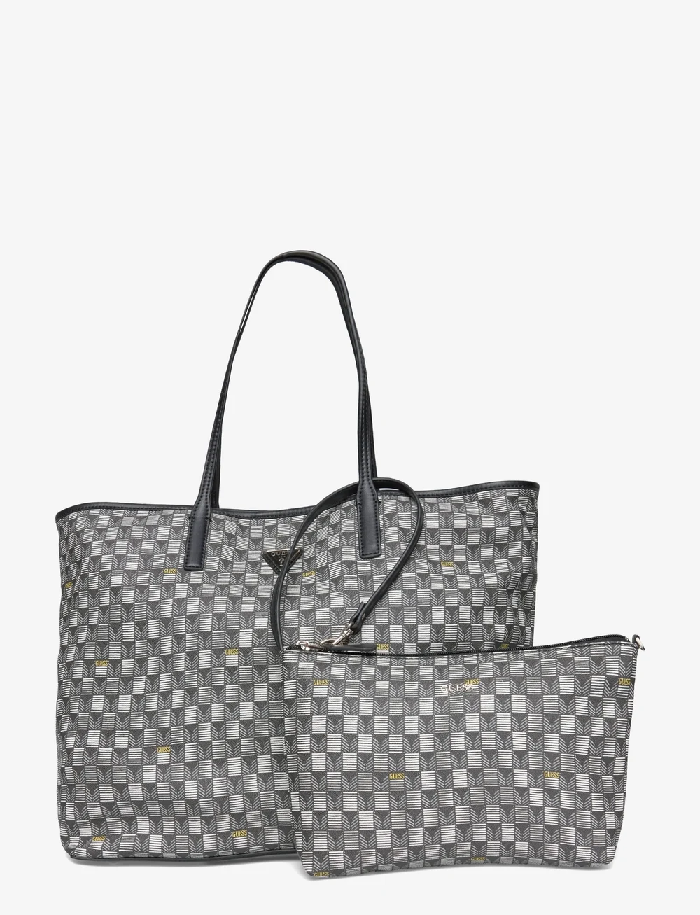 GUESS - G WAVE II LARGE 2 IN 1 TOTE - totes - black logo - 0