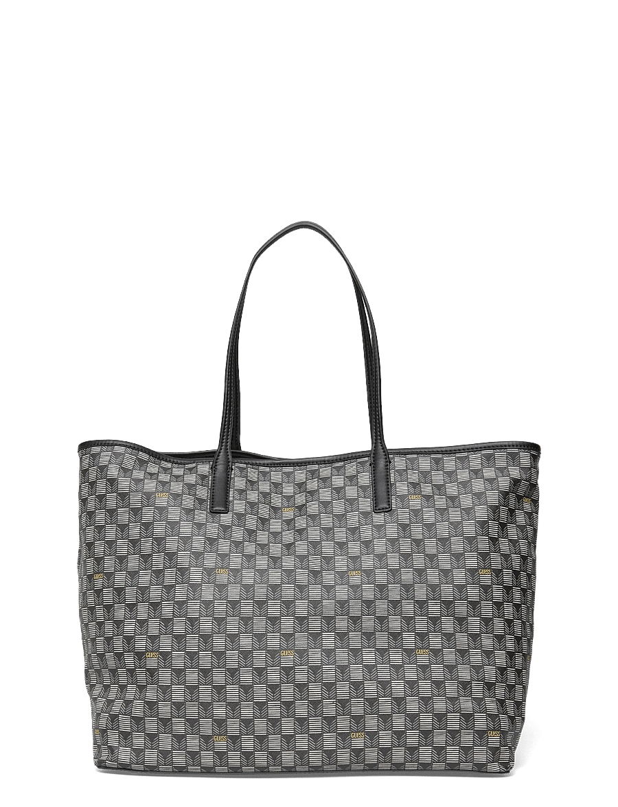 GUESS - G WAVE II LARGE 2 IN 1 TOTE - tote bags - black logo - 1