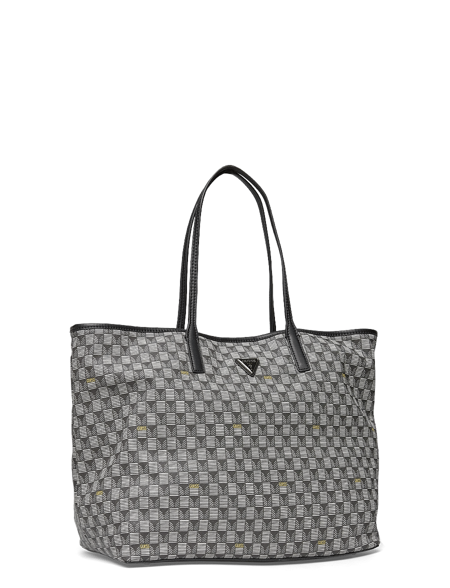 GUESS - G WAVE II LARGE 2 IN 1 TOTE - tote bags - black logo - 2