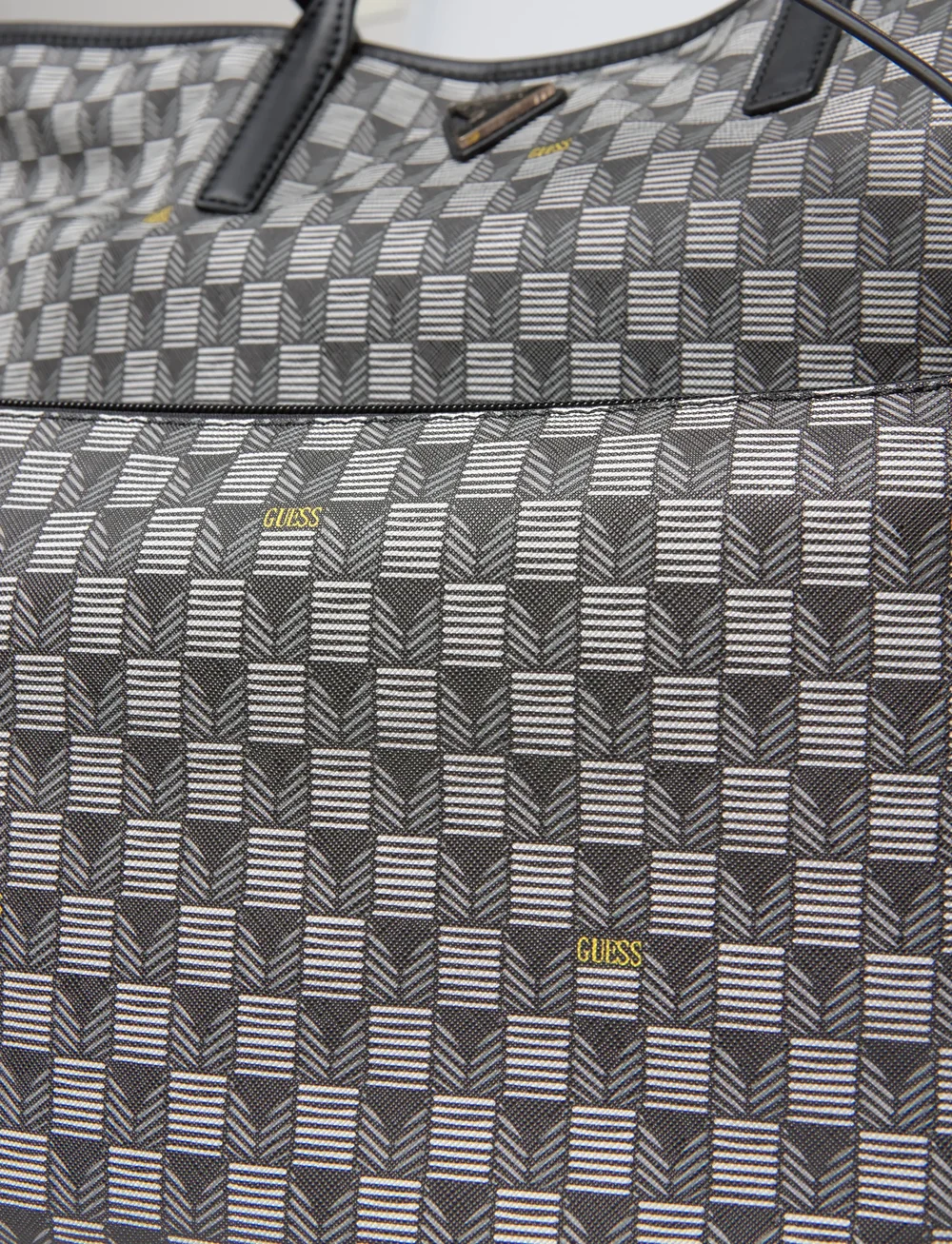 GUESS - G WAVE II LARGE 2 IN 1 TOTE - totes - black logo - 3