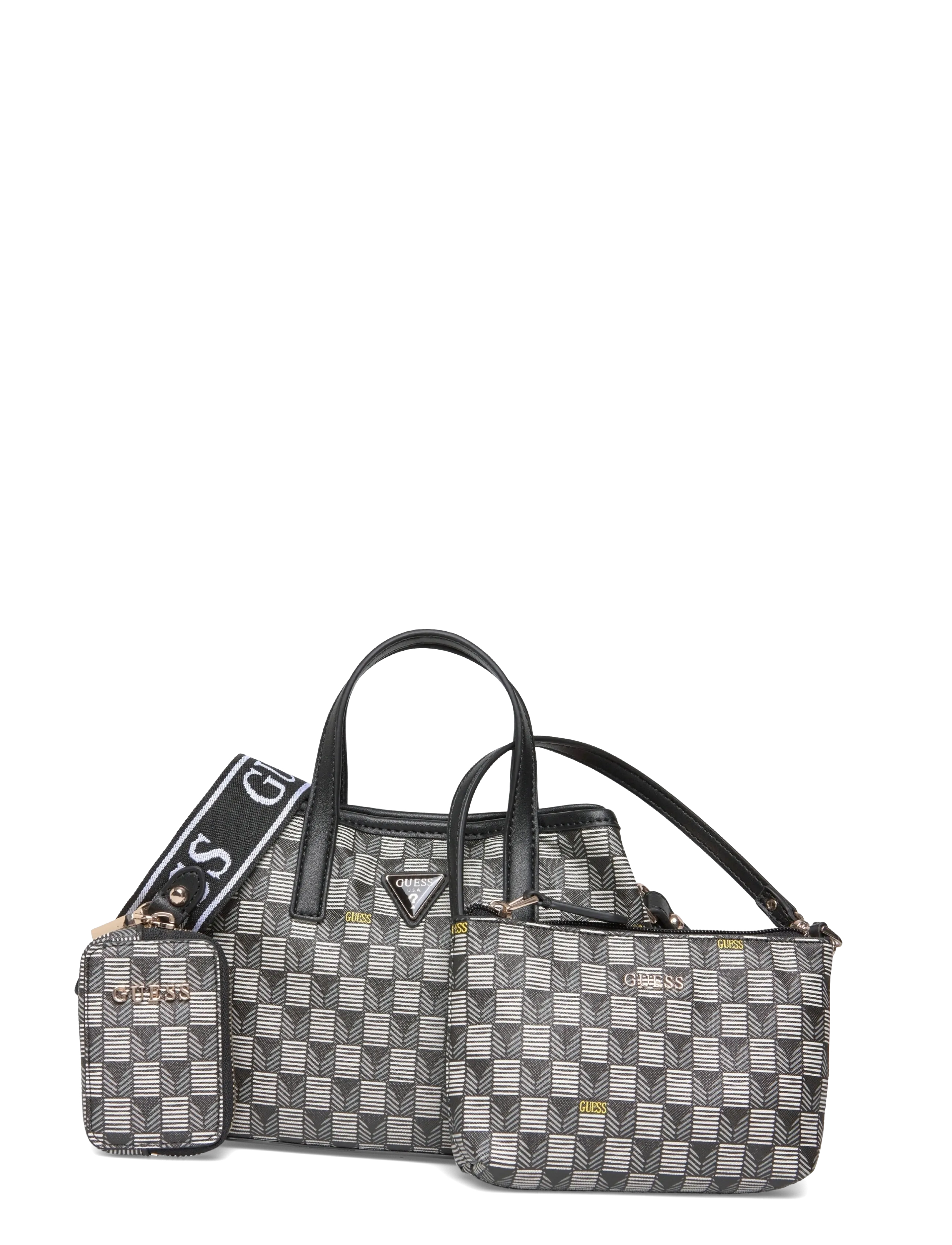 GUESS G WAVE II MINI TOTE - Totes - BLACK LOGO / black