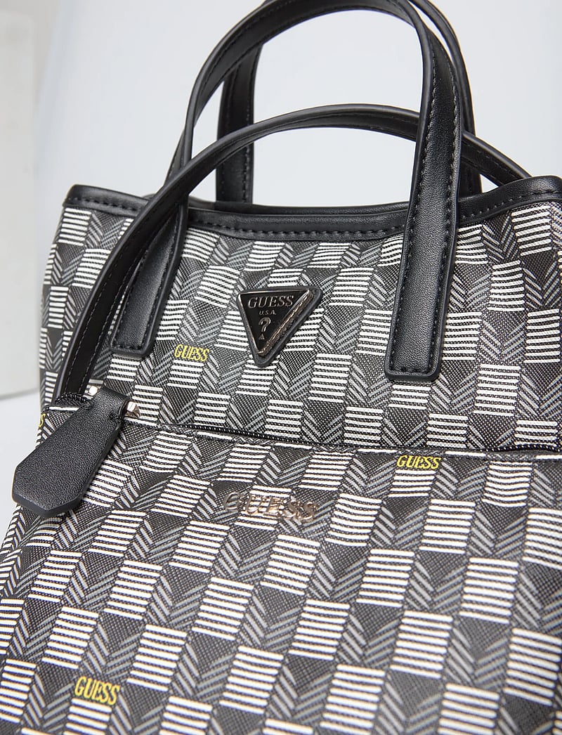 GUESS - G WAVE II MINI TOTE - tote bags - black logo - 3