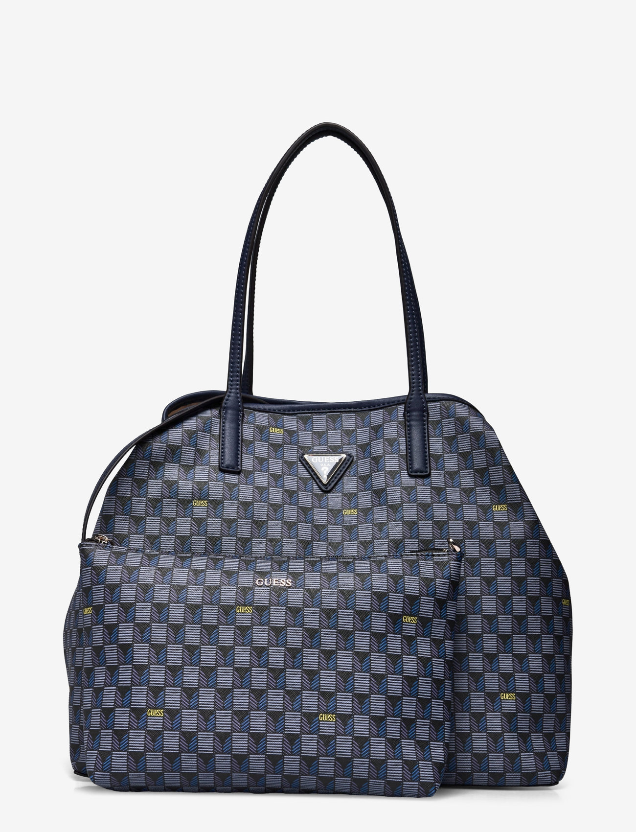 GUESS - G WAVE LARGE 2 IN 1 TOTE - shoppers - blue logo - 0