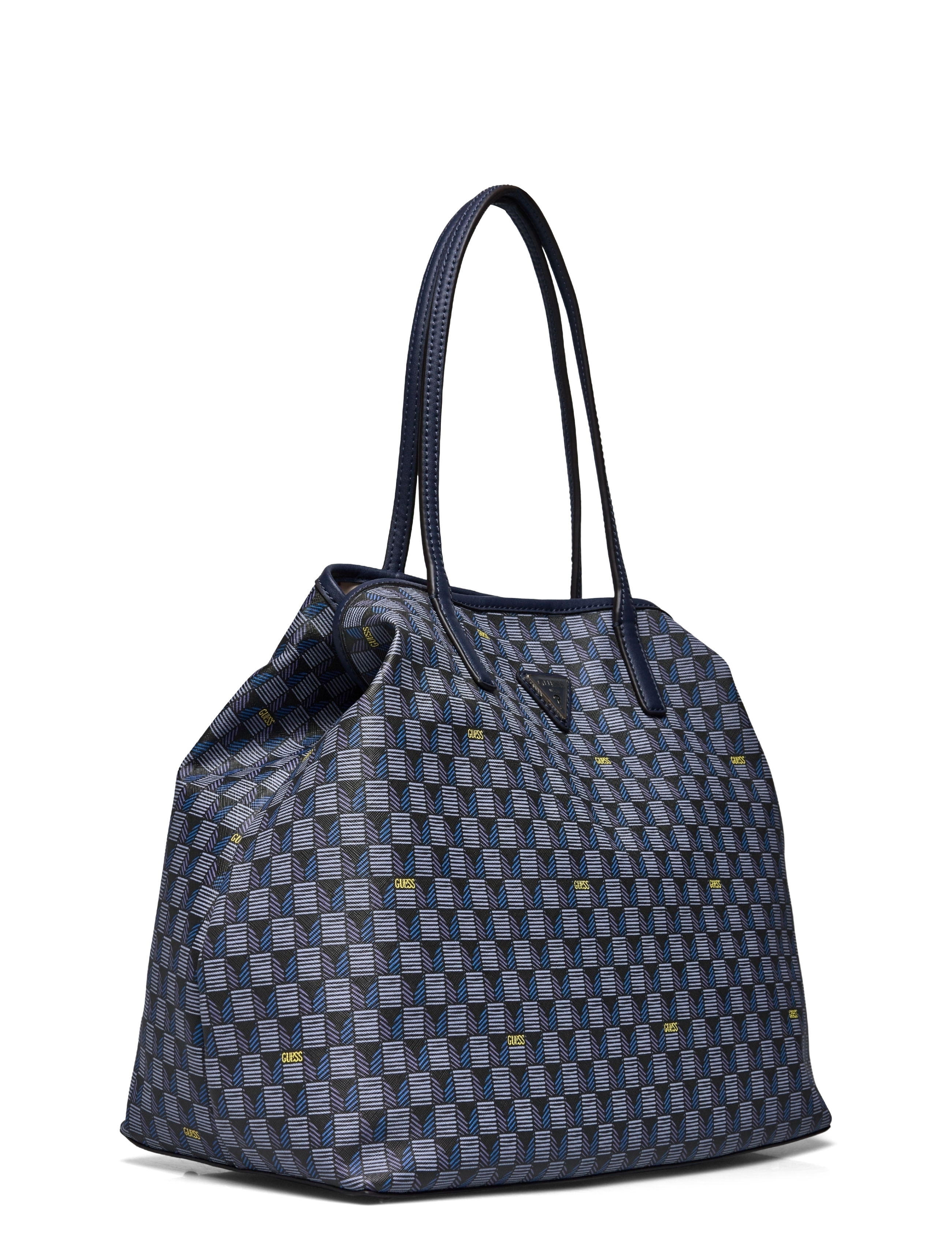 GUESS - G WAVE LARGE 2 IN 1 TOTE - blue logo - 2