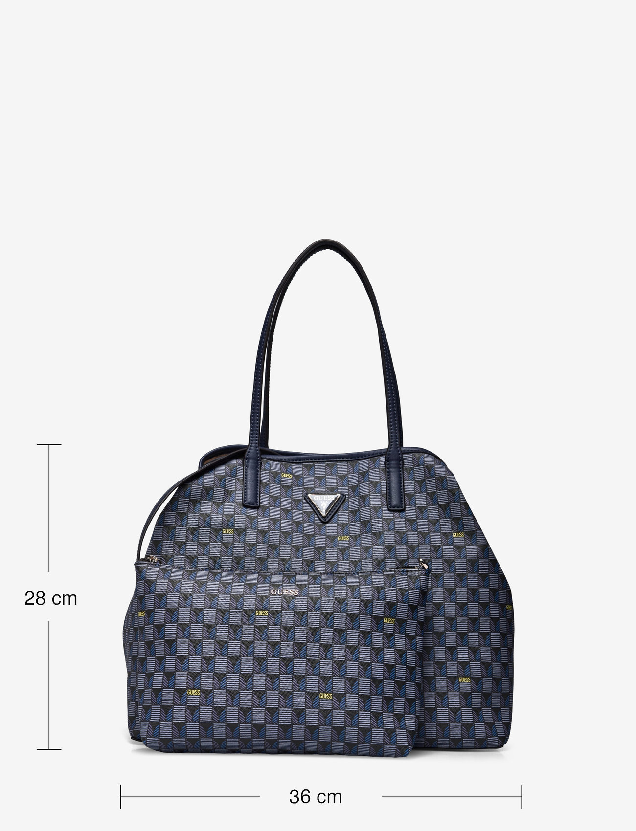 GUESS - G WAVE LARGE 2 IN 1 TOTE - shoppers - blue logo - 5