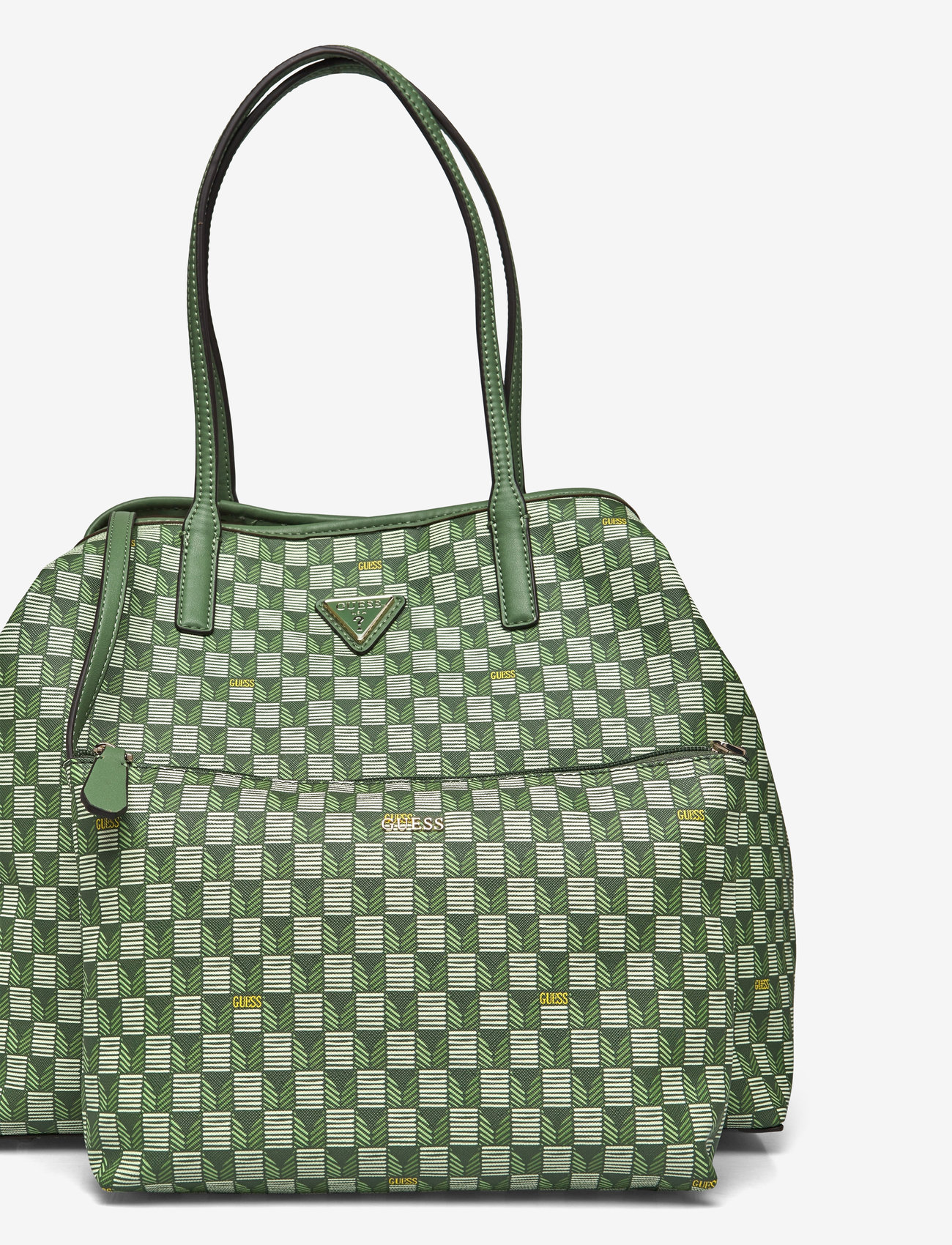 GUESS - G WAVE LARGE 2 IN 1 TOTE - shoppers - green logo - 3