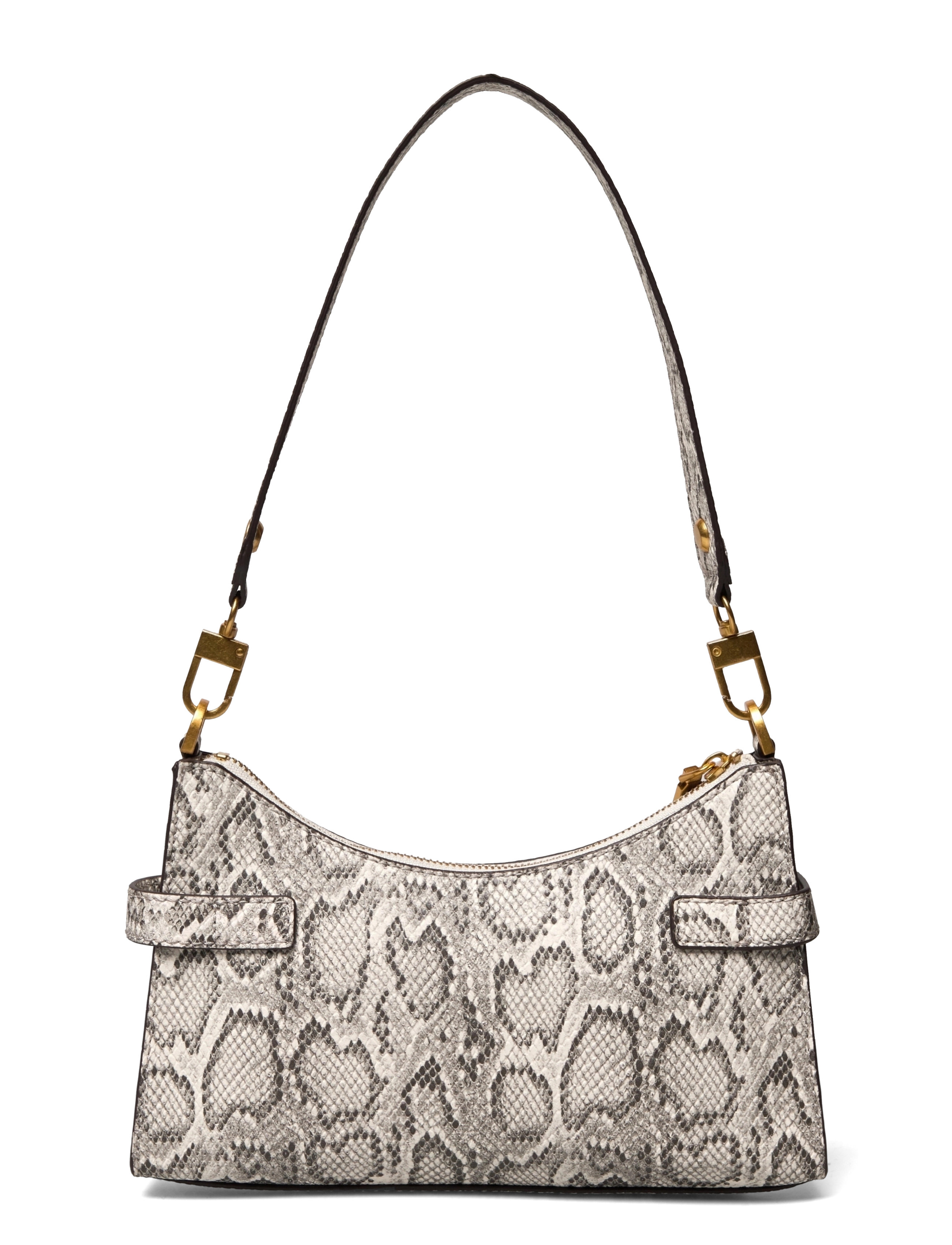 GUESS - ZADIE LOGO TOP ZIP SHLDR BAG - python - 1