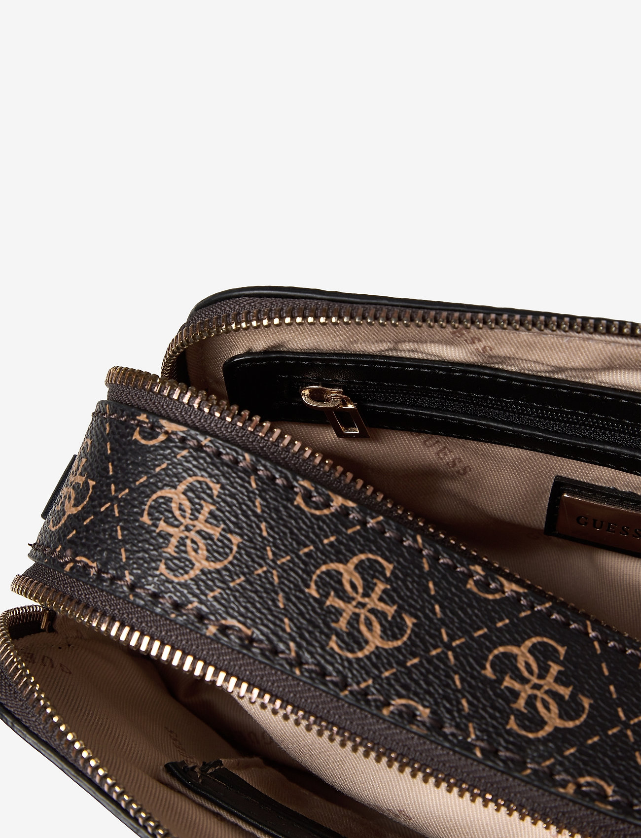 GUESS - NOELLE CROSSBODY CAMERA - brown multi - 3