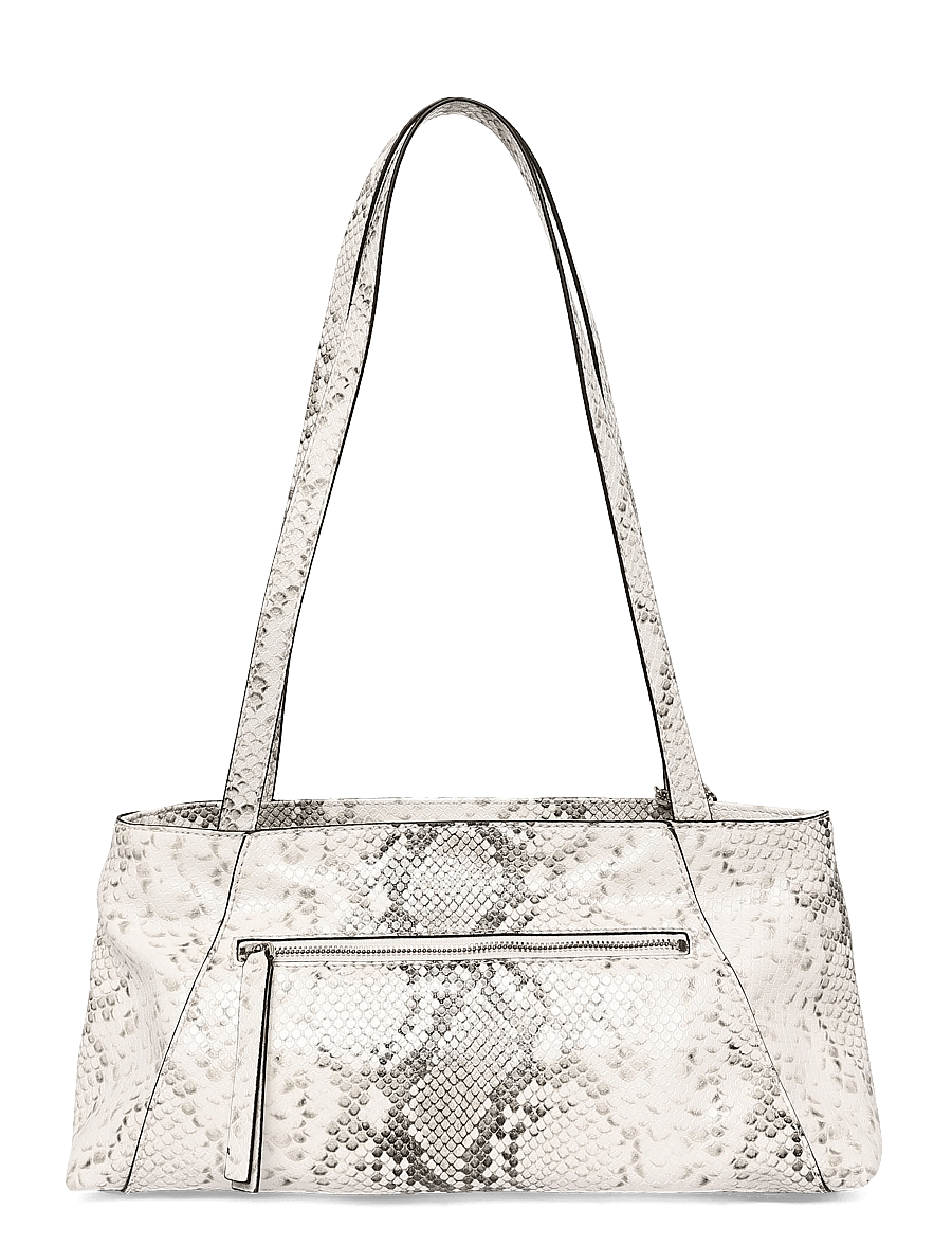 GUESS - DEVON SHOULDER SATCHEL - shoulder bags - natural - 1
