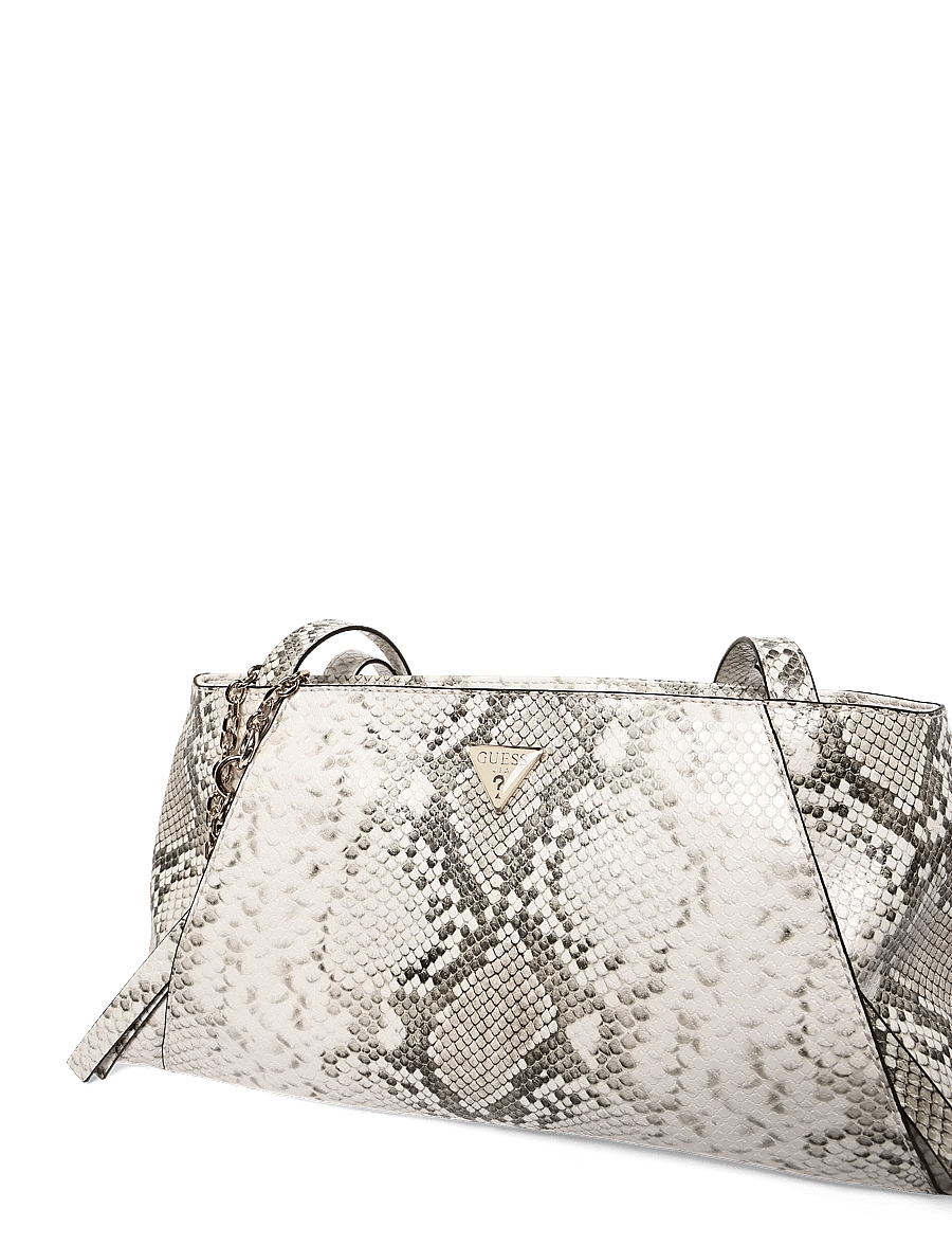 GUESS - DEVON SHOULDER SATCHEL - shoulder bags - natural - 2