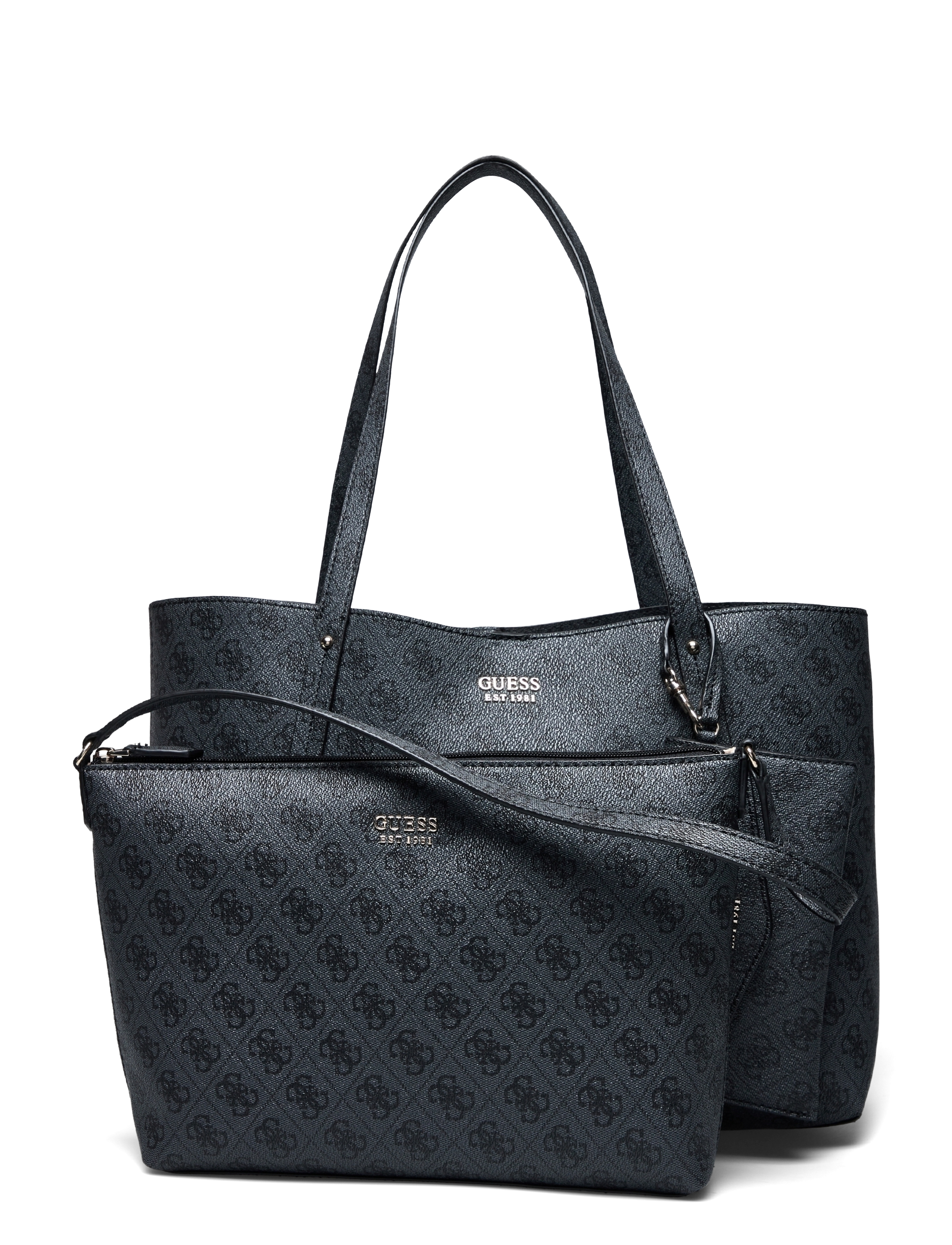 GUESS Brenton Tote, One Size, Black, Tasker > Shoppere, Dame