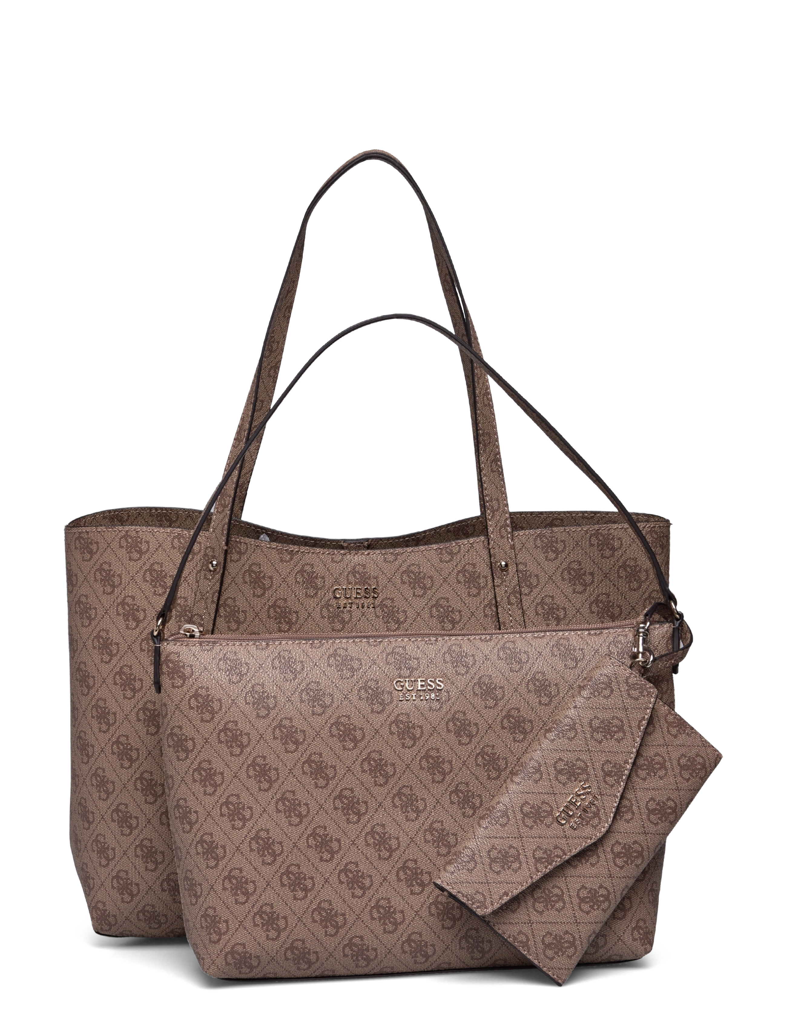 GUESS Brenton Tote, One Size, Bags, Braun - Shoppers, Frauen