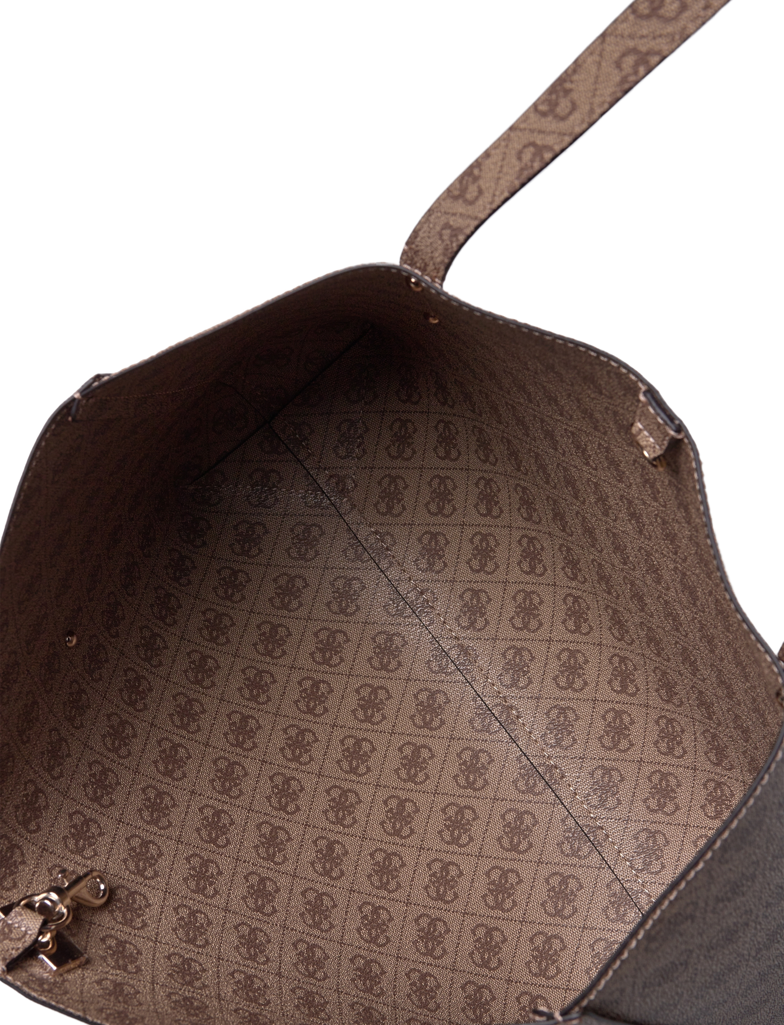 GUESS - BRENTON TOTE - latte logo - 4