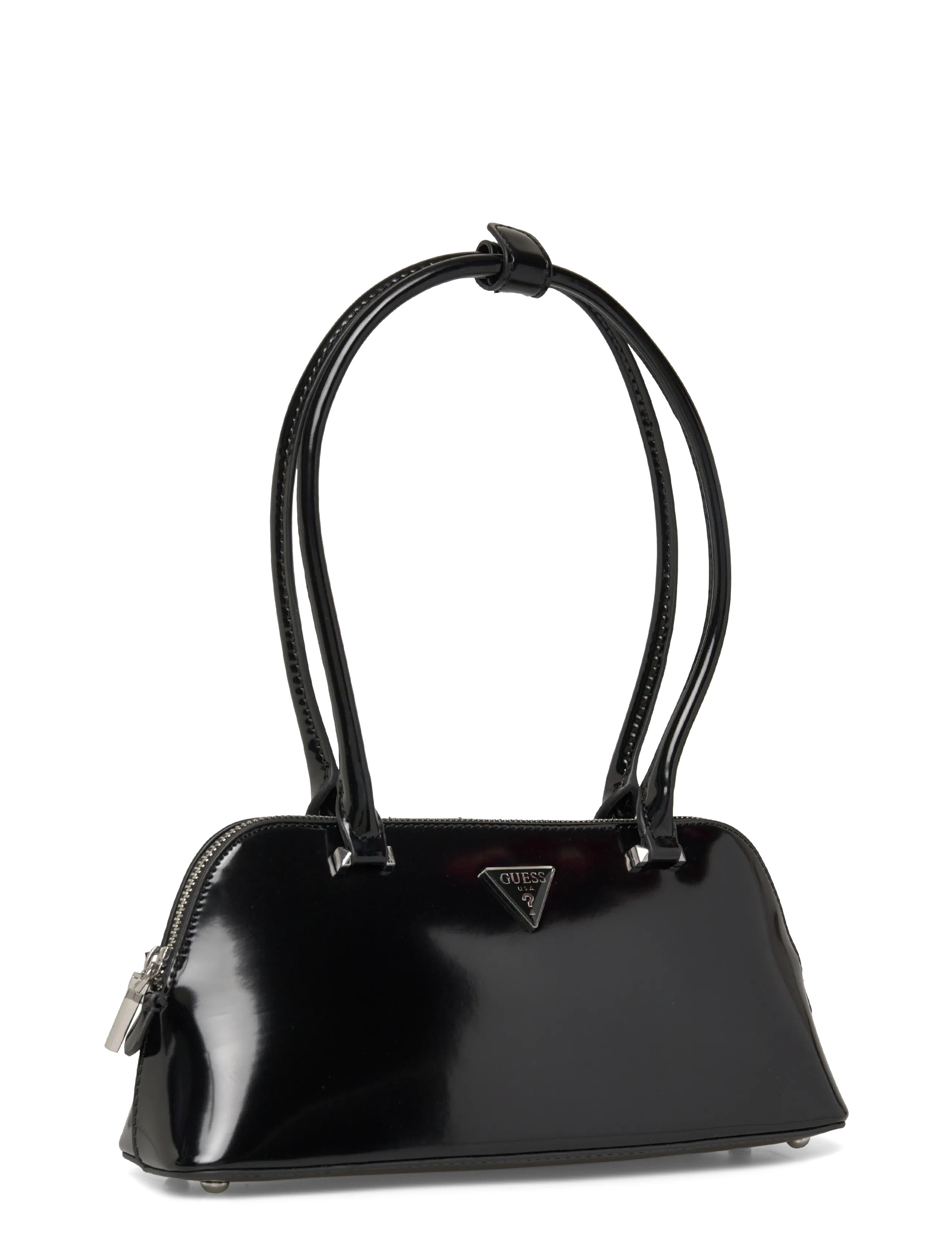 GUESS - ARNELA SHOULDER SATCHEL - festmode zu outlet-preisen - black - 2