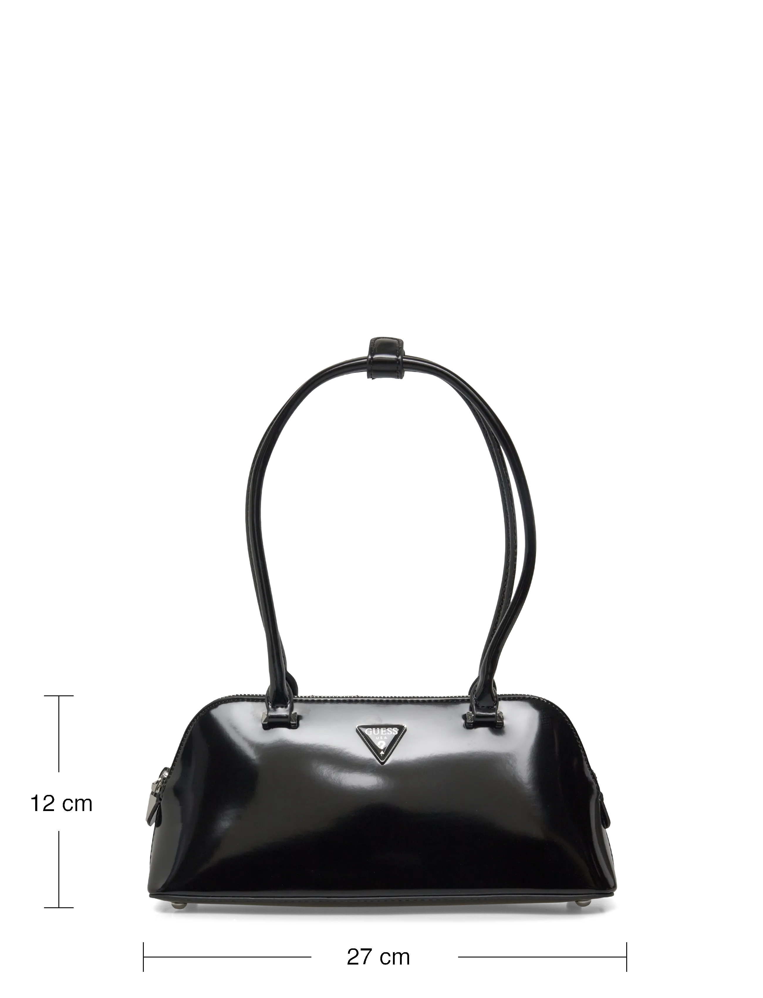 GUESS - ARNELA SHOULDER SATCHEL - festmode zu outlet-preisen - black - 3