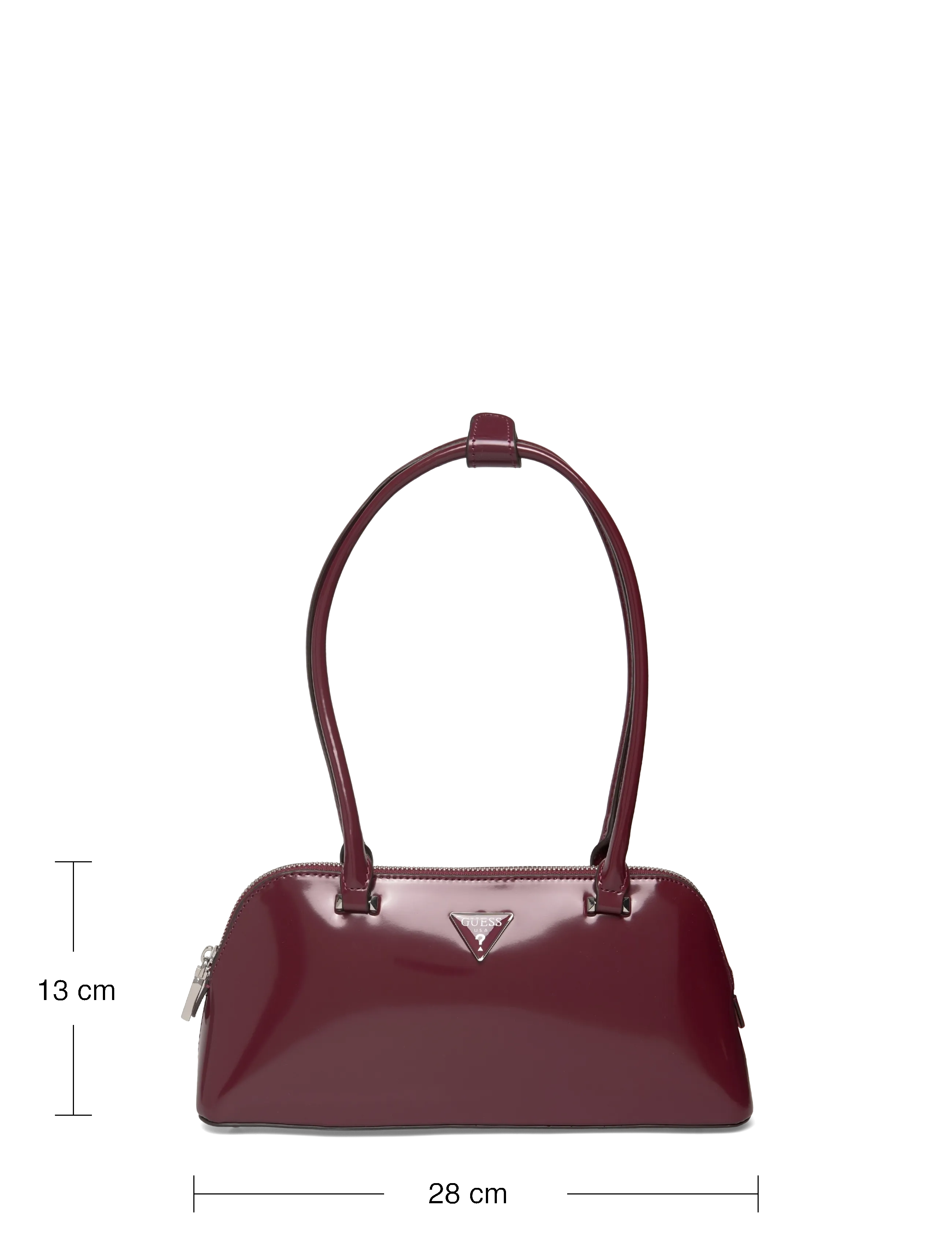 GUESS - ARNELA SHOULDER SATCHEL - käekotid - burgundy - 3