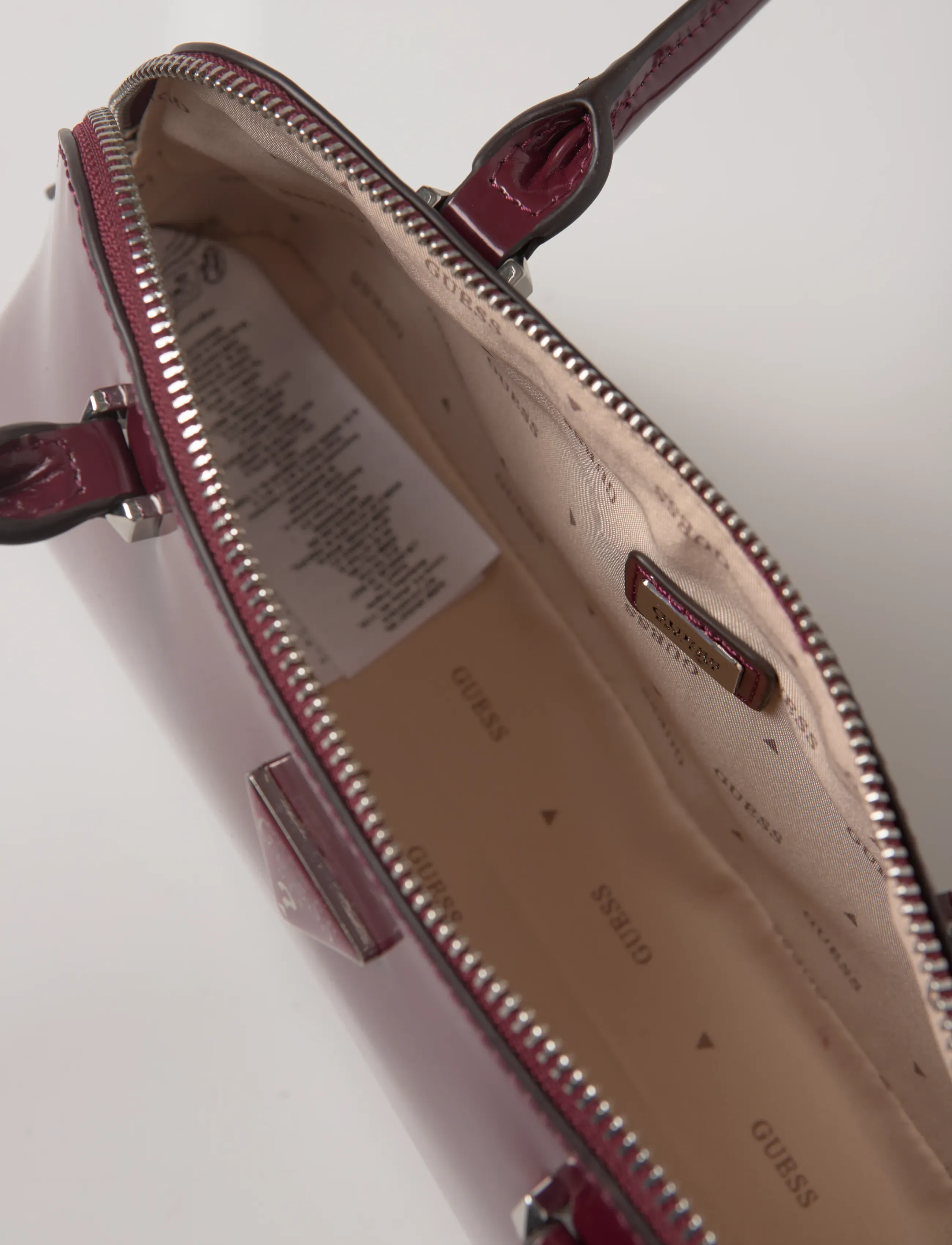 GUESS - ARNELA SHOULDER SATCHEL - käekotid - burgundy - 5