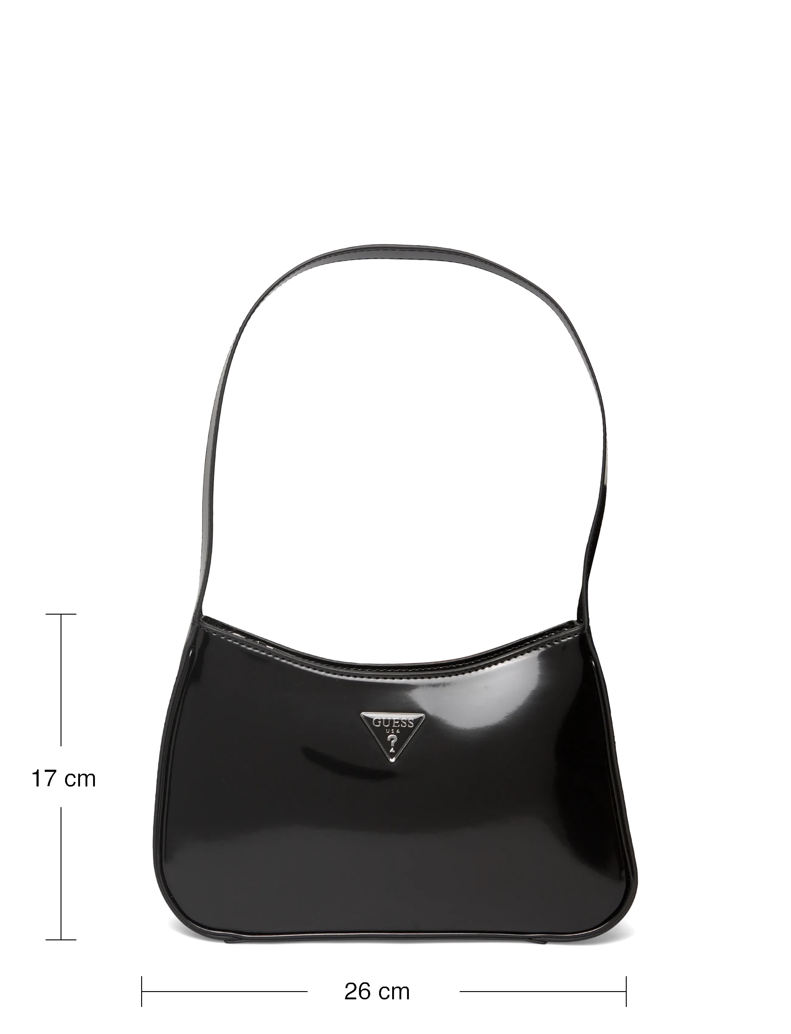 GUESS - ARNELA TOP ZIP SHOULDER BAG - peoriided outlet-hindadega - black - 3