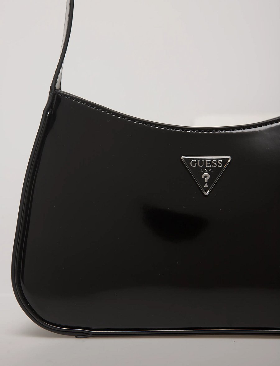 GUESS - ARNELA TOP ZIP SHOULDER BAG - handtaschen - black - 4