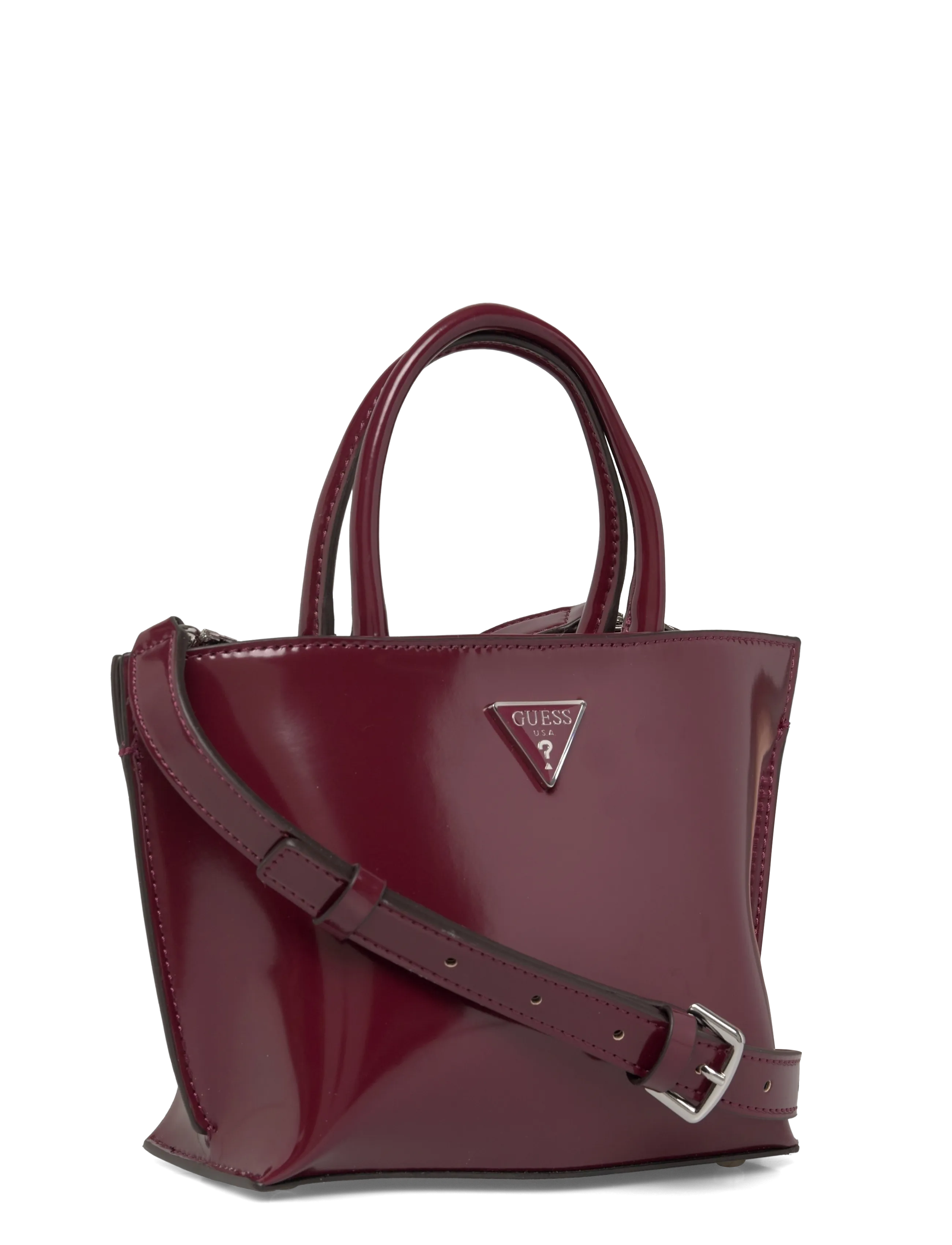 GUESS - ARNELA MINI TOTE - festtøj til outletpriser - burgundy - 2