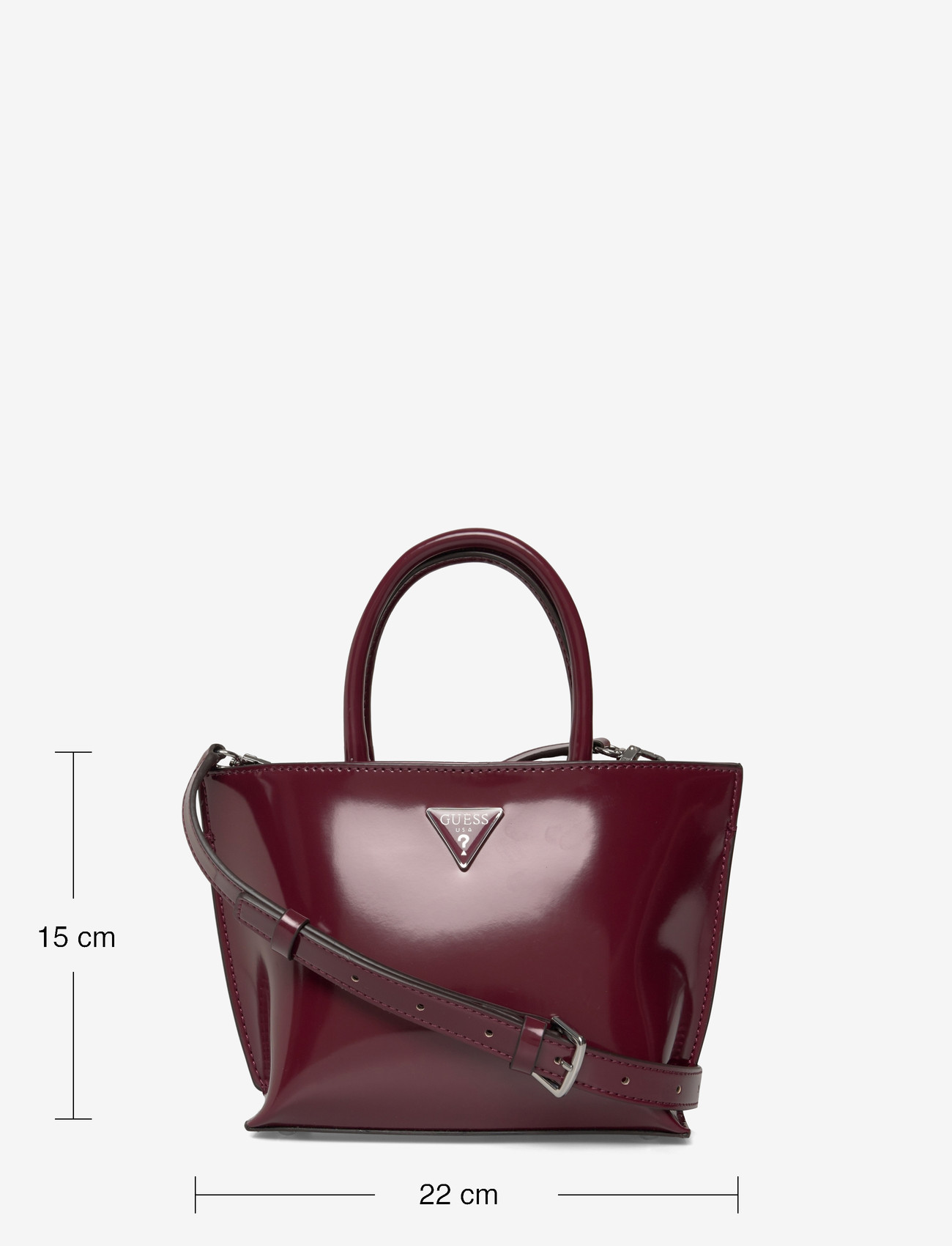 GUESS - ARNELA MINI TOTE - hverdags stil - burgundy - 3